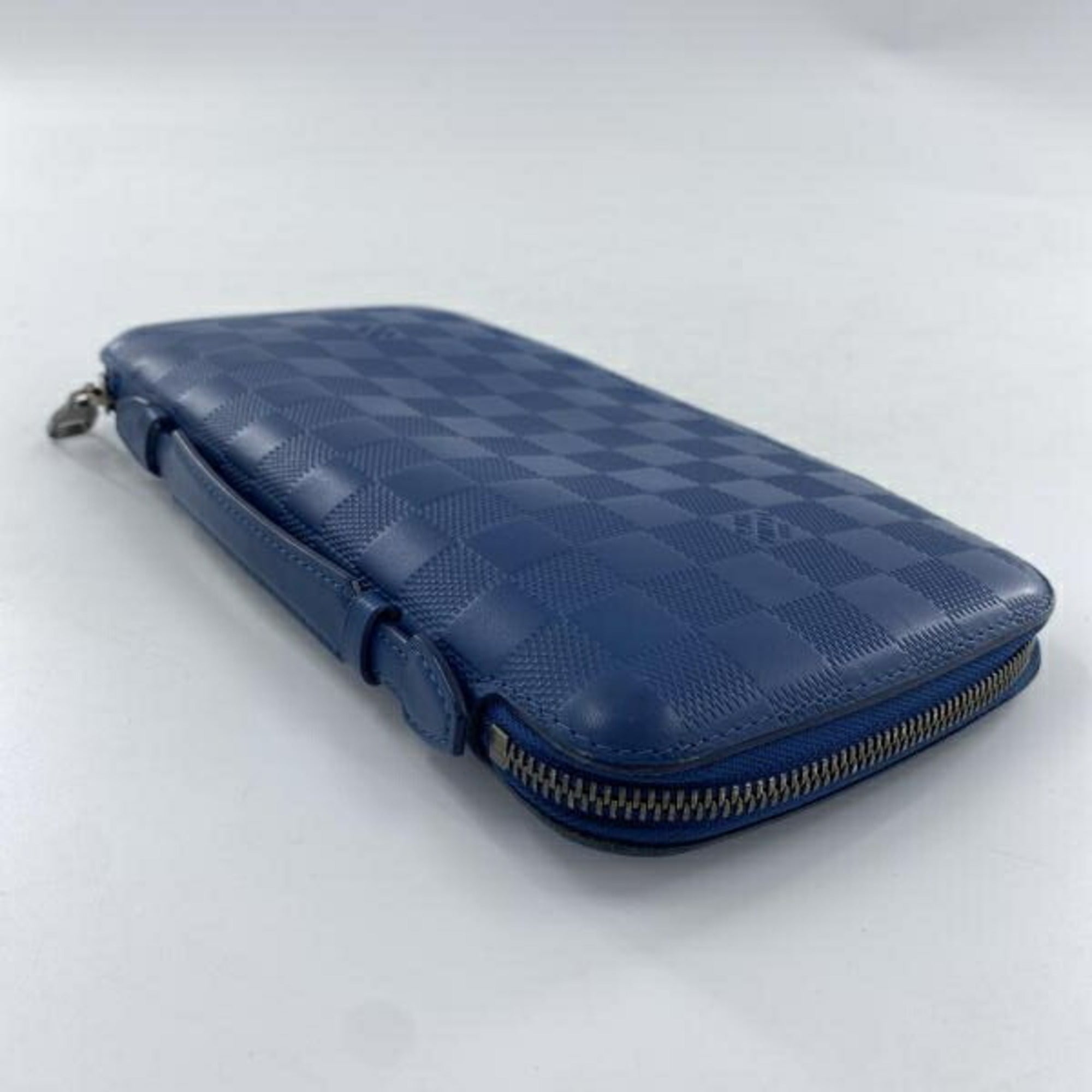 Louis Vuitton Damier Infini Blue Long Wallet (Bi-Fold) (Pre-Owned)