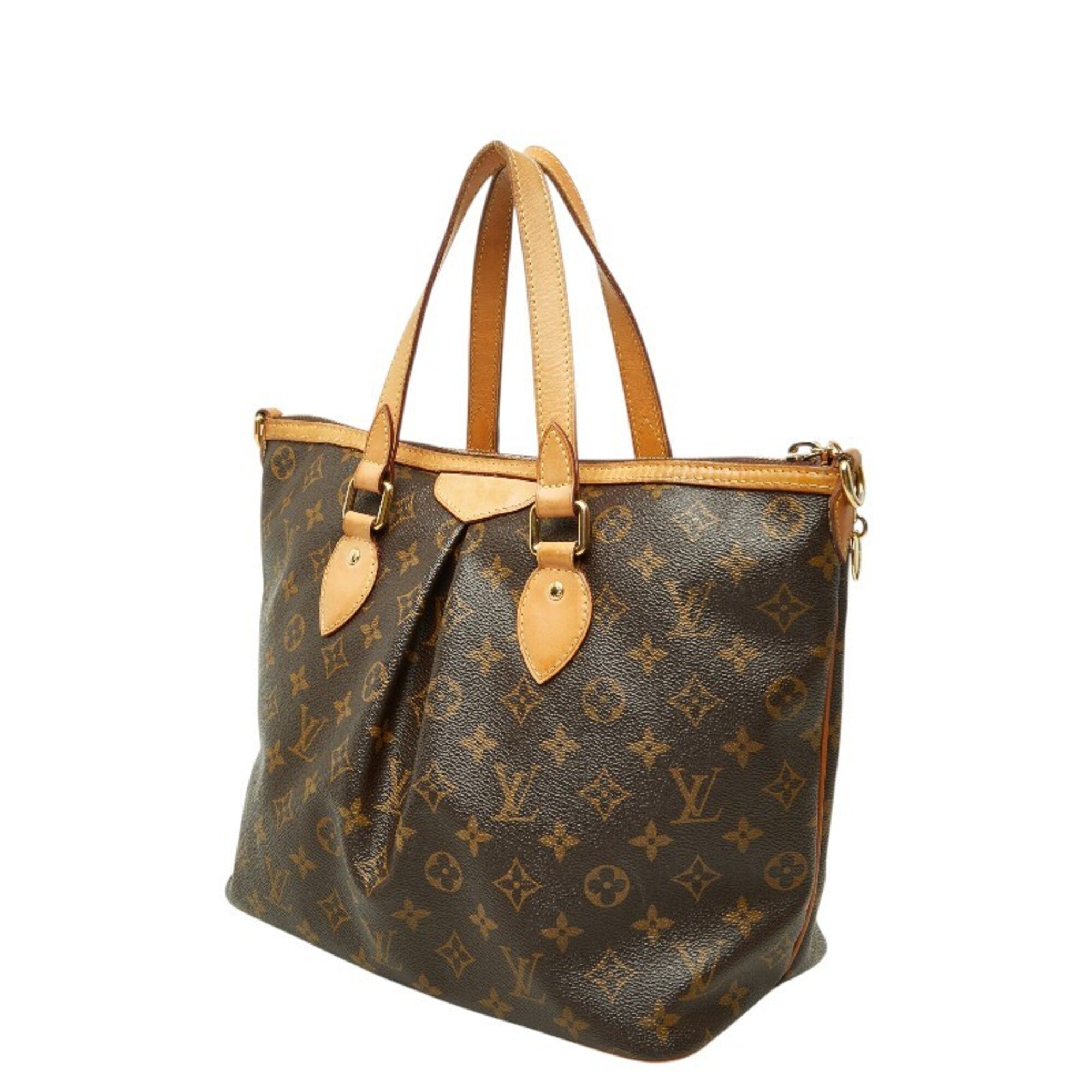 Louis Vuitton Brown Pvc Leather Handbag Shoulder Bag (Pre-Owned)