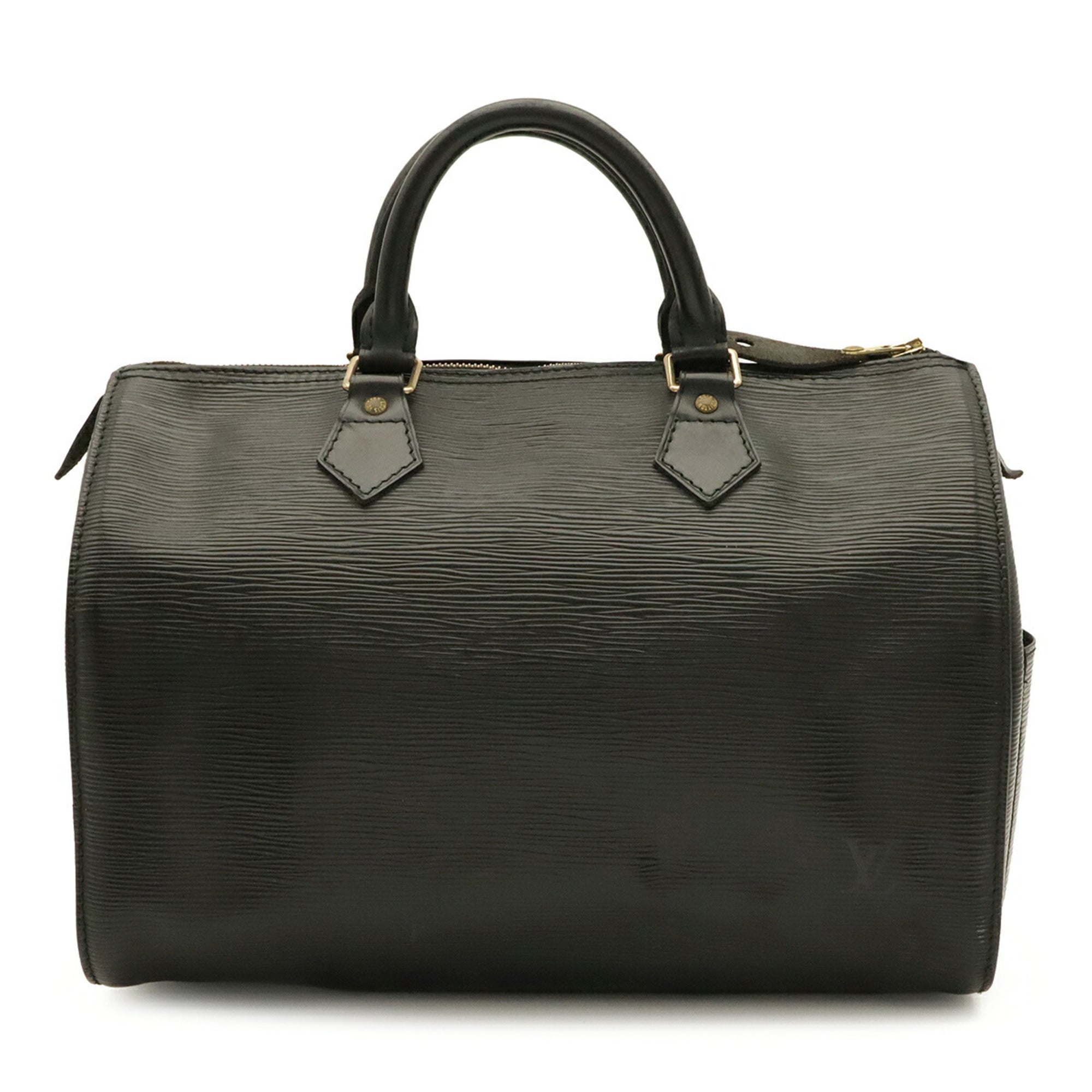 Louis Vuitton Noir Epi Leather Boston Bag Handbag (Pre-Owned)