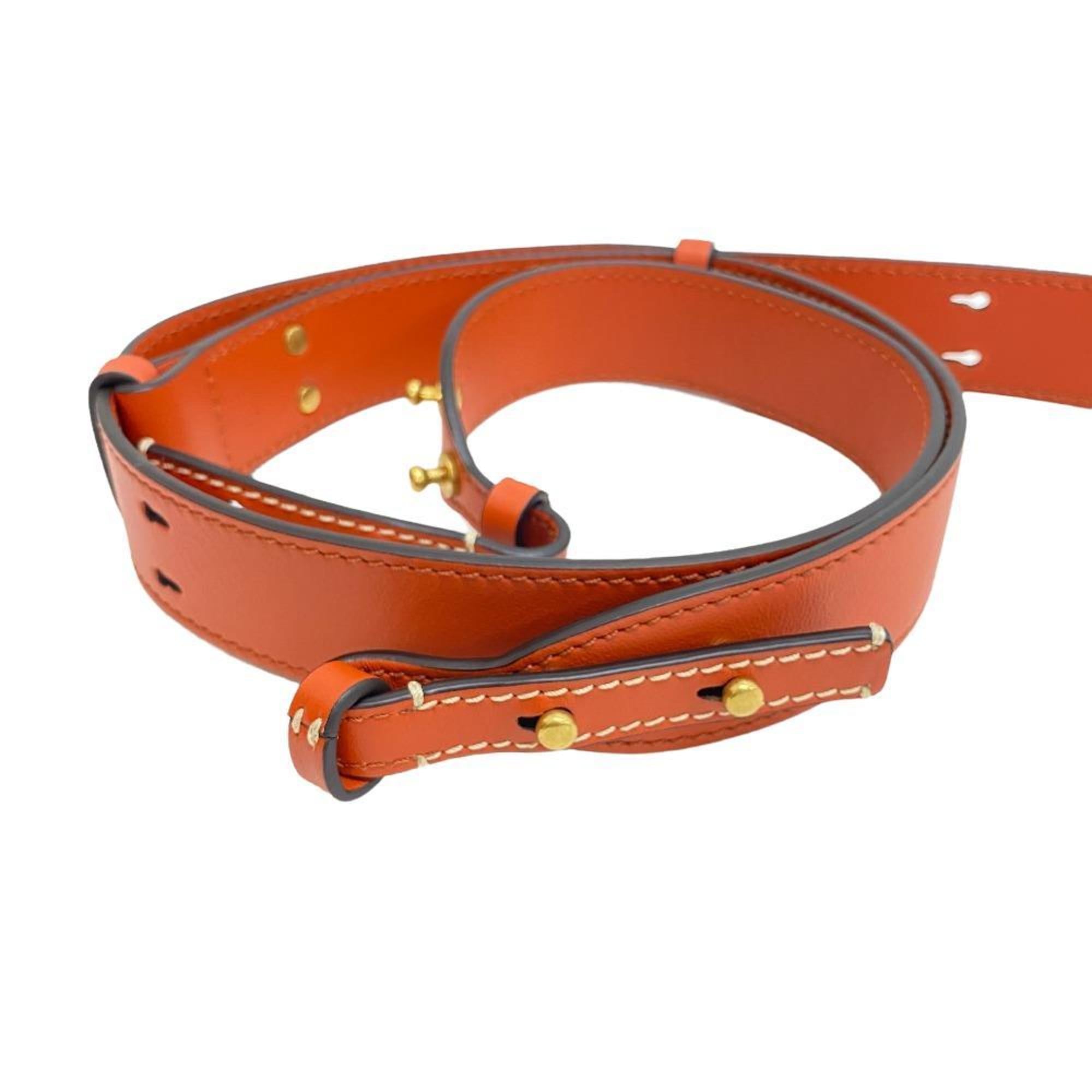 Chloé Orange Leather Handbag Shoulder Bag (Pre-Owned)