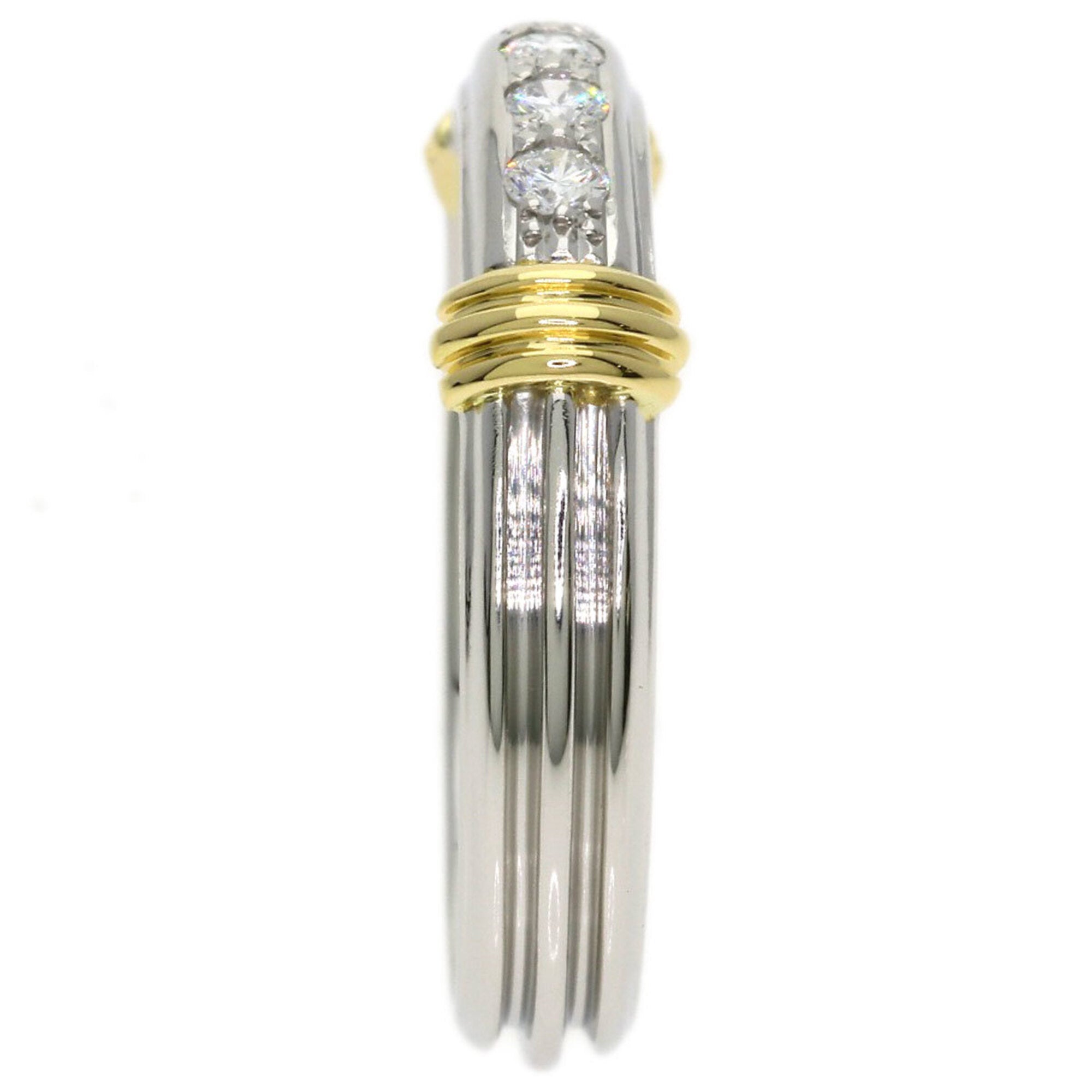 Christian Dior Yellow Gold (18K) Platinum 950 Band Ring (Pre-Owned)