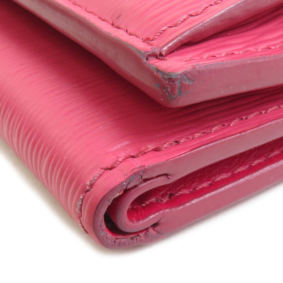 Prada Pink Leather Wallet (Tri-Fold) (Pre-Owned)