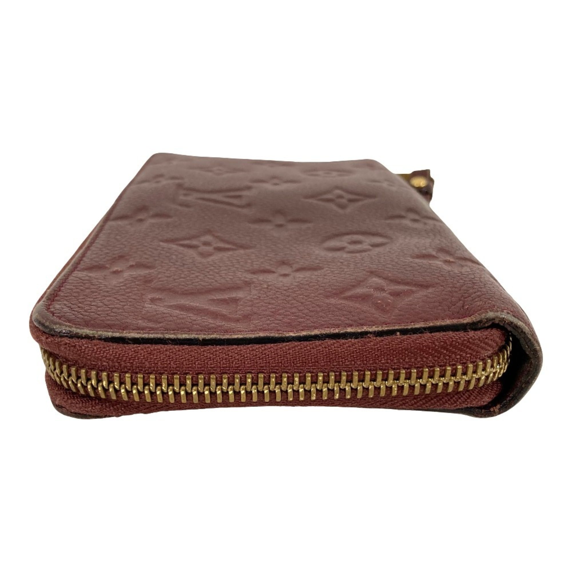 Louis Vuitton Monogram Empreinte Bordeaux Monogram Empreinte Long Wallet (Bi-Fold) (Pre-Owned)