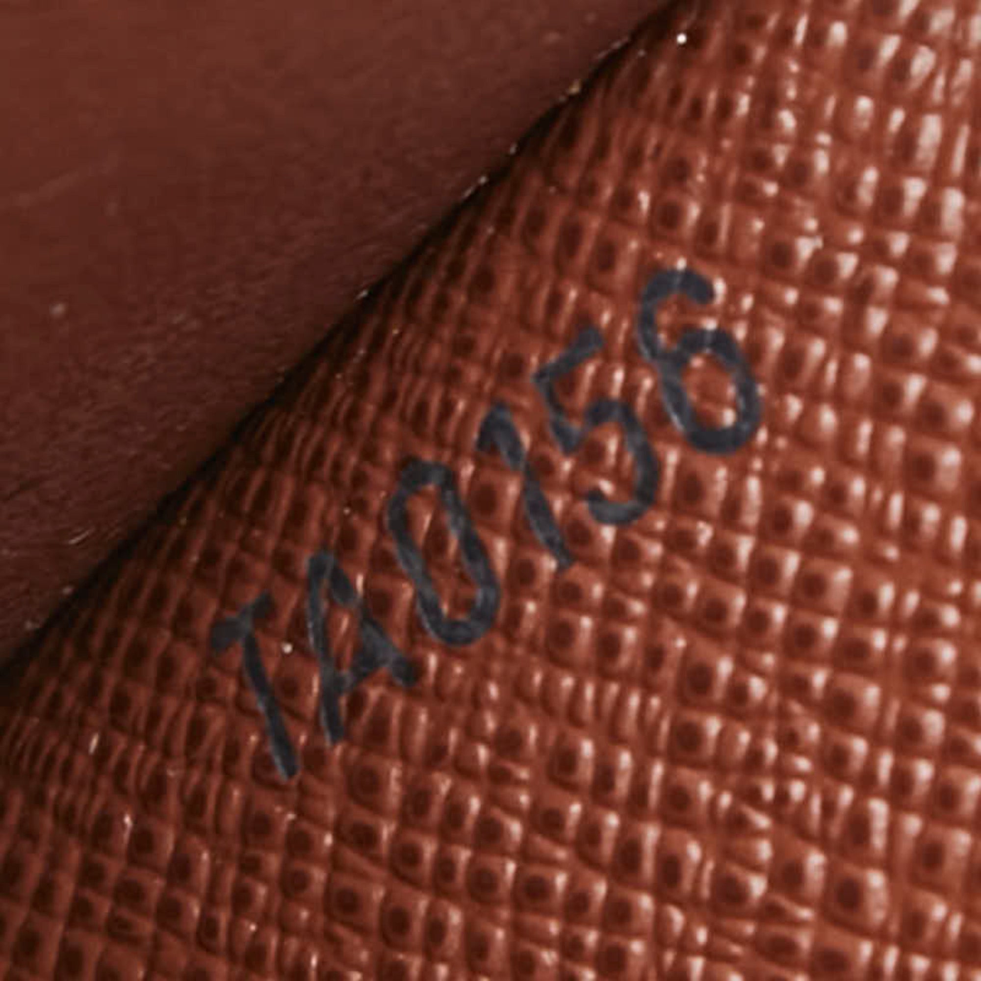 Louis Vuitton Brown Pvc Leather Long Wallet (Bi-Fold) (Pre-Owned)