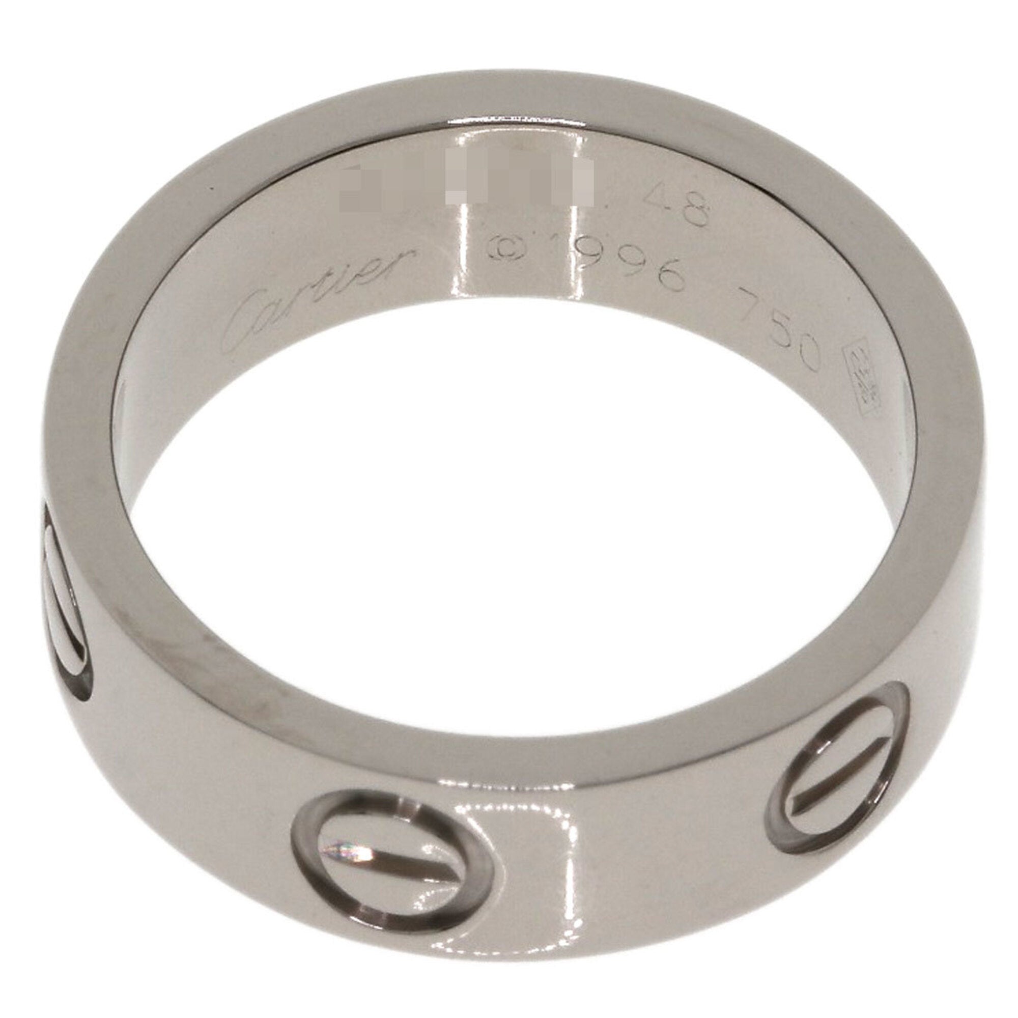 Cartier Love White Gold (18K) Band Ring (Pre-Owned)
