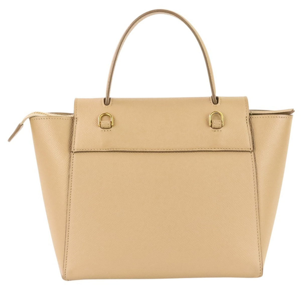 Celine Beige Leather Shoulder Bag (Pre-Owned)