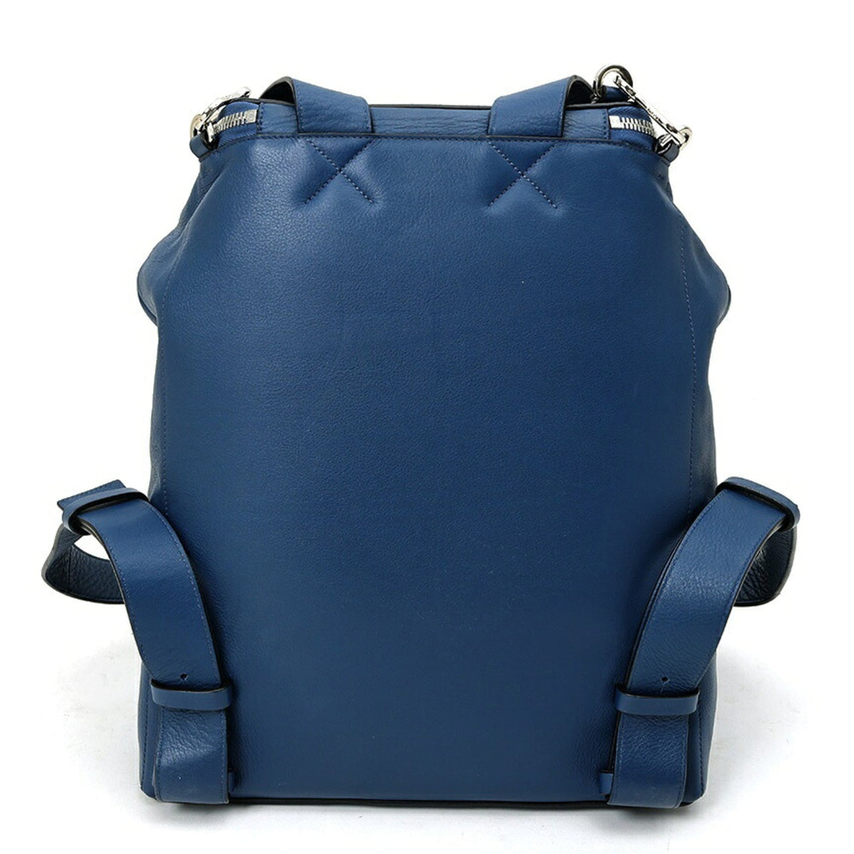Loewe Blue Leather Backpack (Pre-Owned)