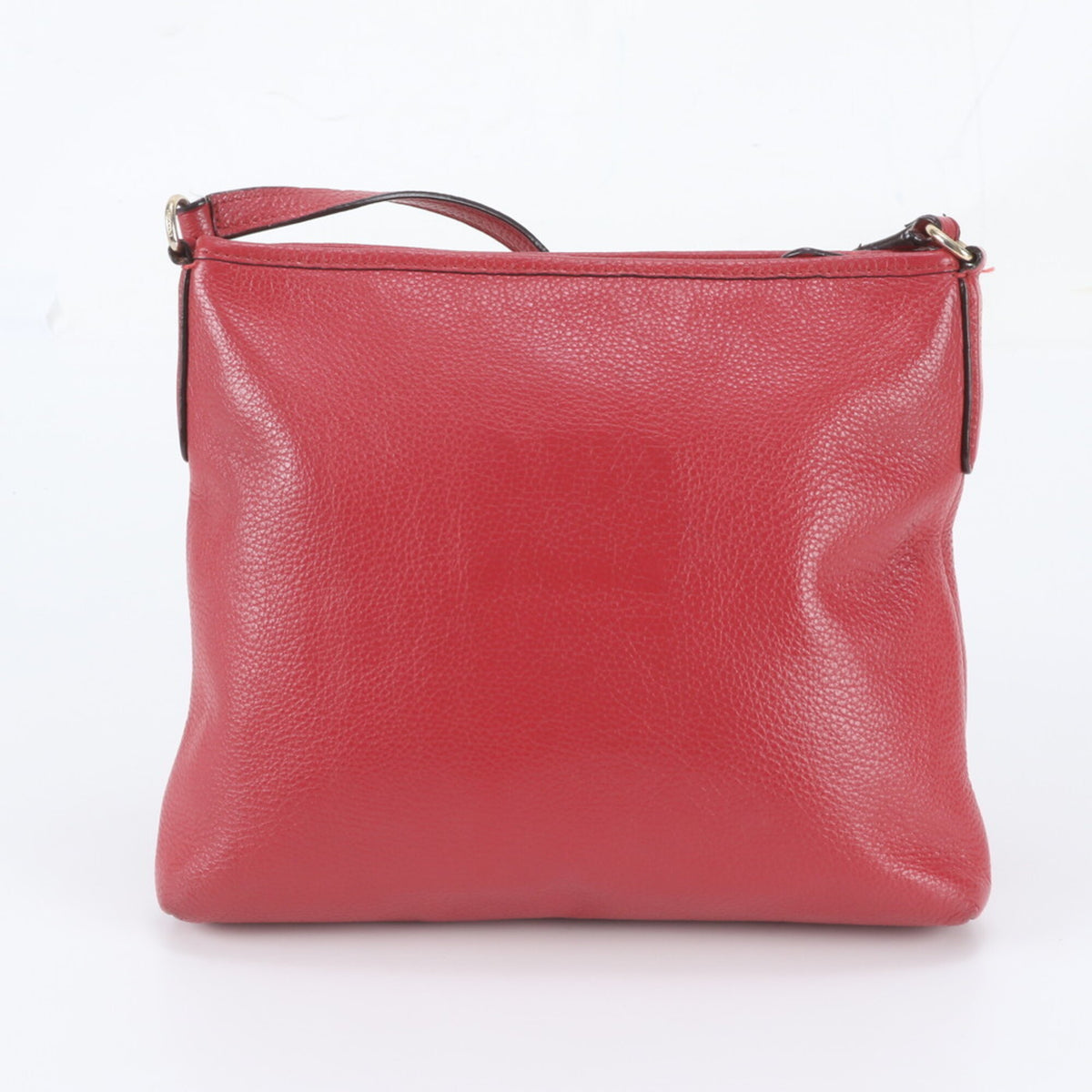 Coach Red Color Leather Crossbody Bag Handbag Shoulder Bag Tote Bag (Pre-Owned)