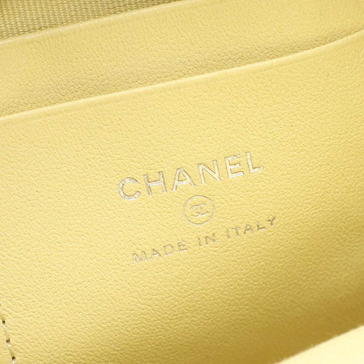 Chanel Yellow Leather Backpack (Pre-Owned)