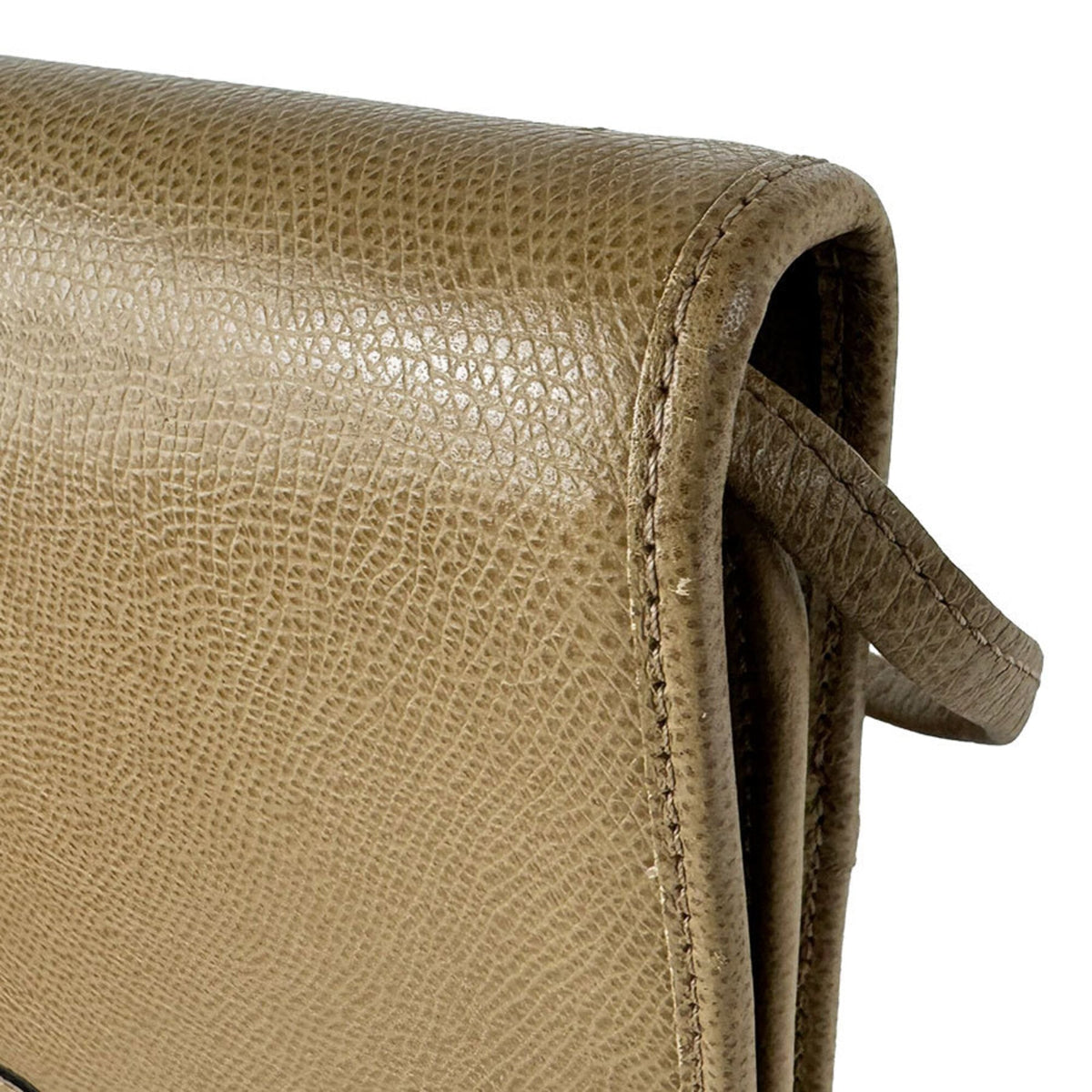 Christian Dior Beige Leather Shoulder Bag (Pre-Owned)