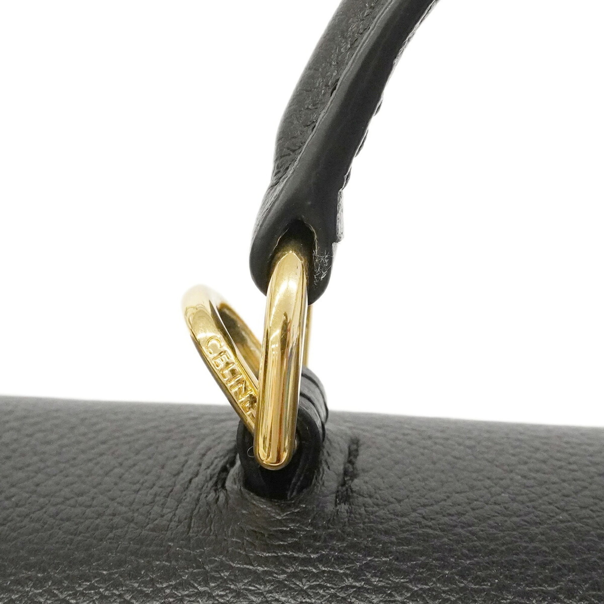 Celine Black Leather Handbag (Pre-Owned)