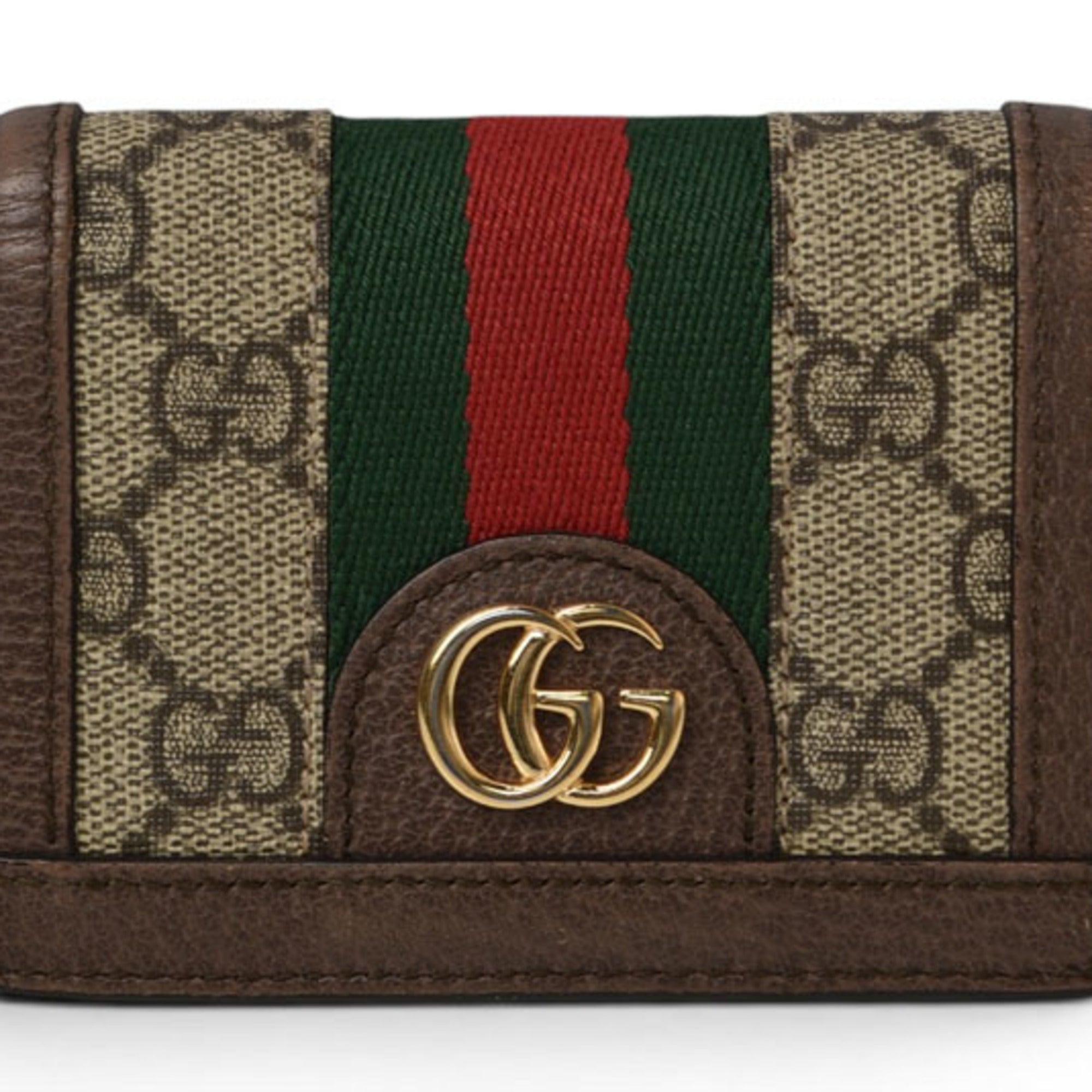 Gucci Ophidia Beige Brown Gg Supreme Wallet (Bi-Fold) (Pre-Owned)
