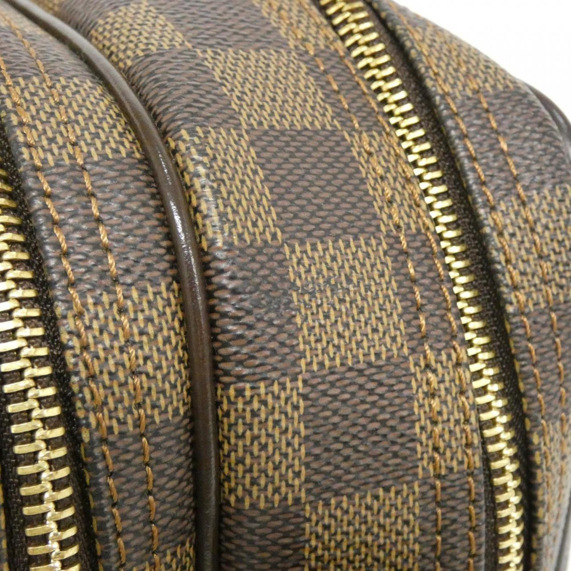 Louis Vuitton Brown Coated Canvas Shoulder Bag (Pre-Owned)