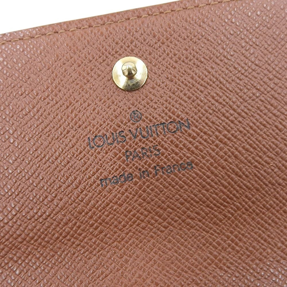 Louis Vuitton Brown Monogram Pvc Wallet (Tri-Fold) (Pre-Owned)