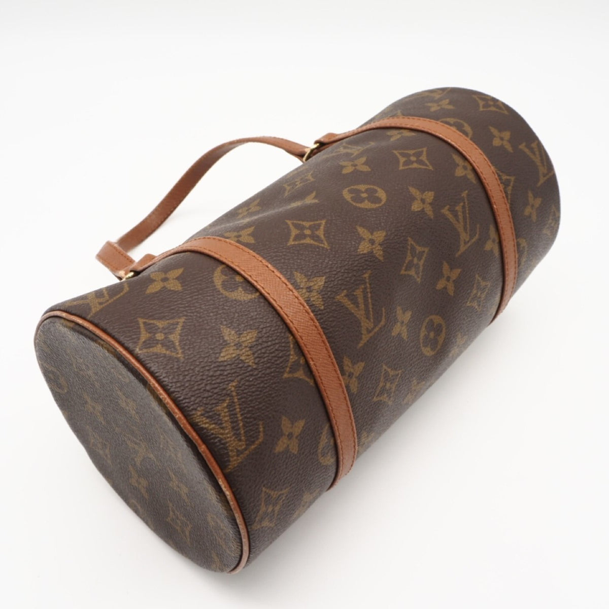 Louis Vuitton Monogram Brown Coated Canvas Leather Handbag (Pre-Owned)