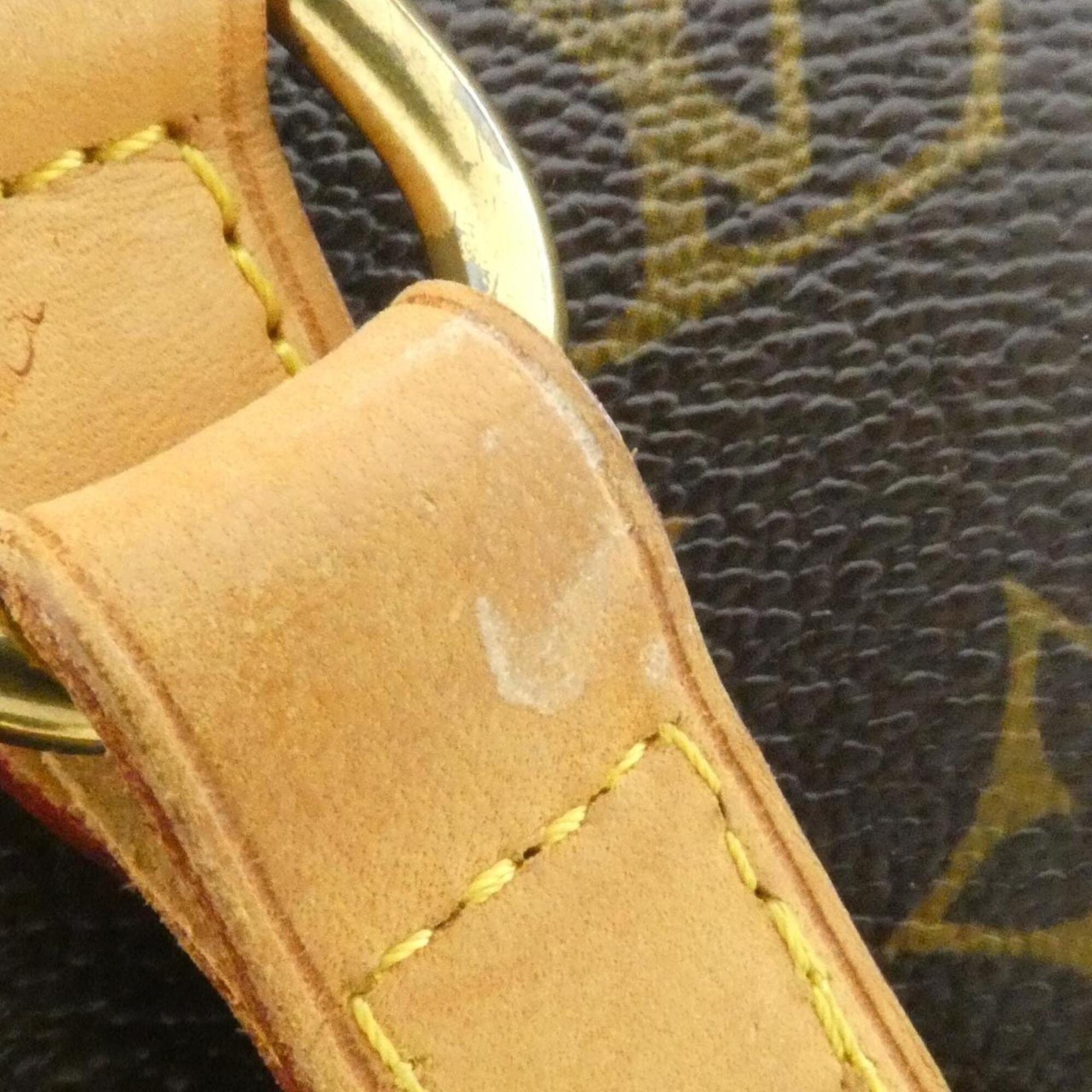 Louis Vuitton Monogram Marron Coated Canvas Shoulder Bag (Pre-Owned)