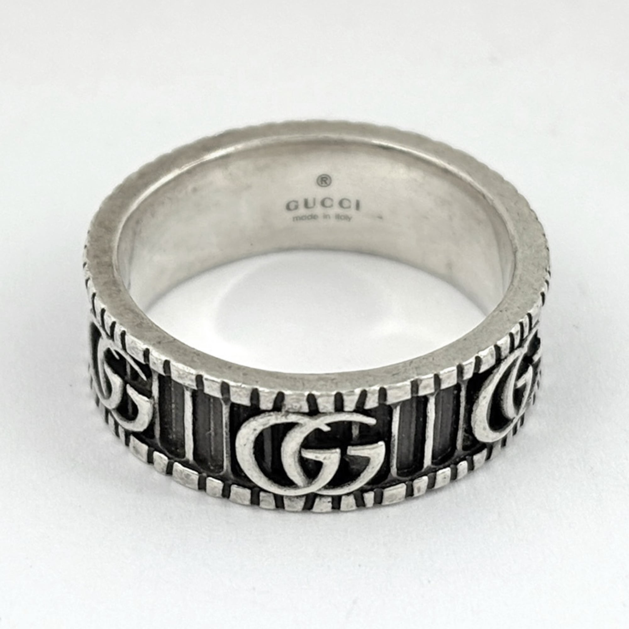 Gucci Silver 925 Band Ring (Pre-Owned)