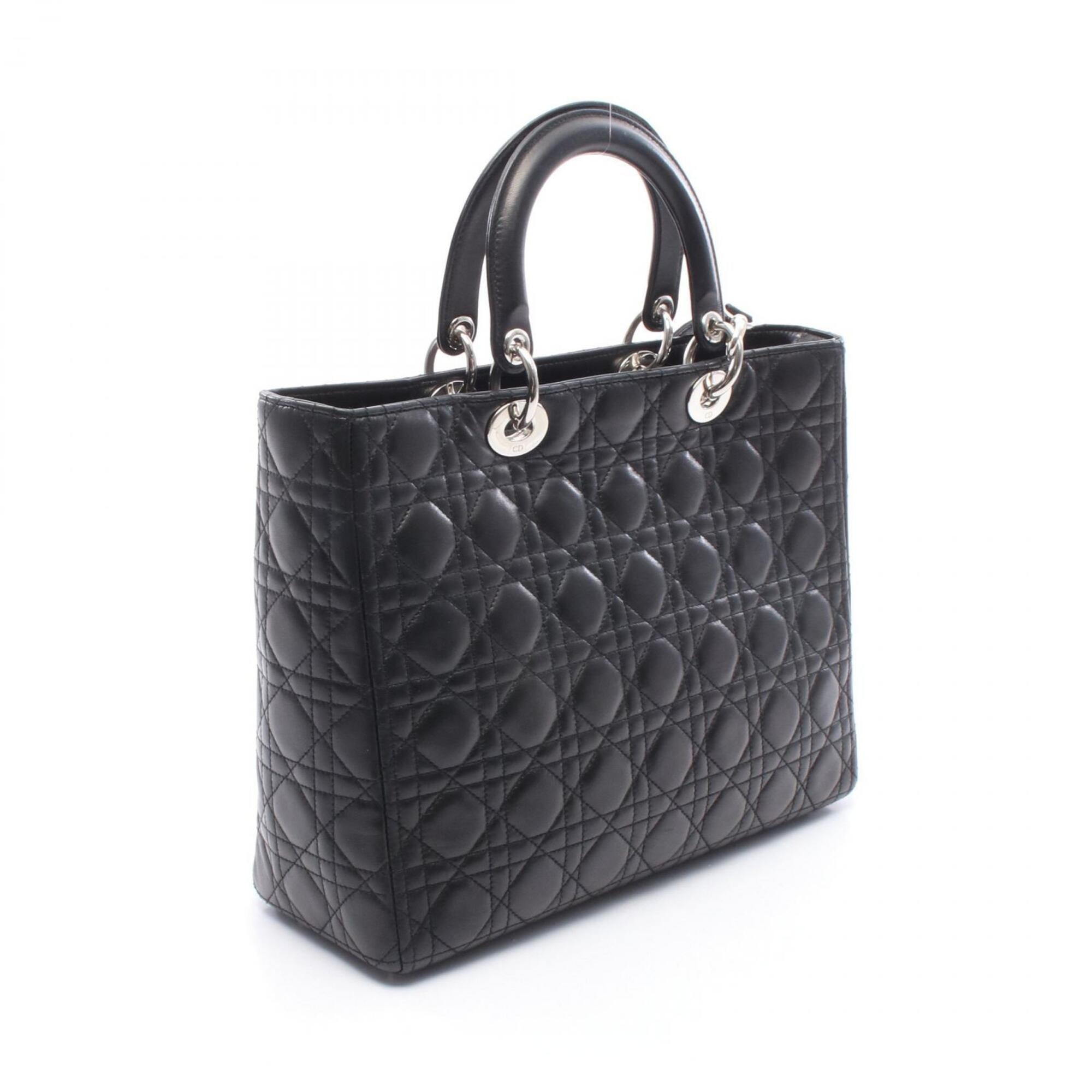Christian Dior Black Leather Handbag (Pre-Owned)