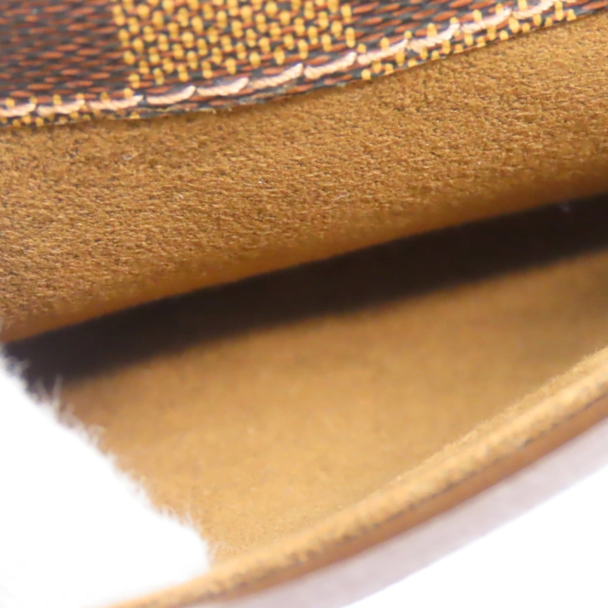 Louis Vuitton Damier Brown Damier Canvas Ebene Damier Canvas Clutch Bag (Pre-Owned)