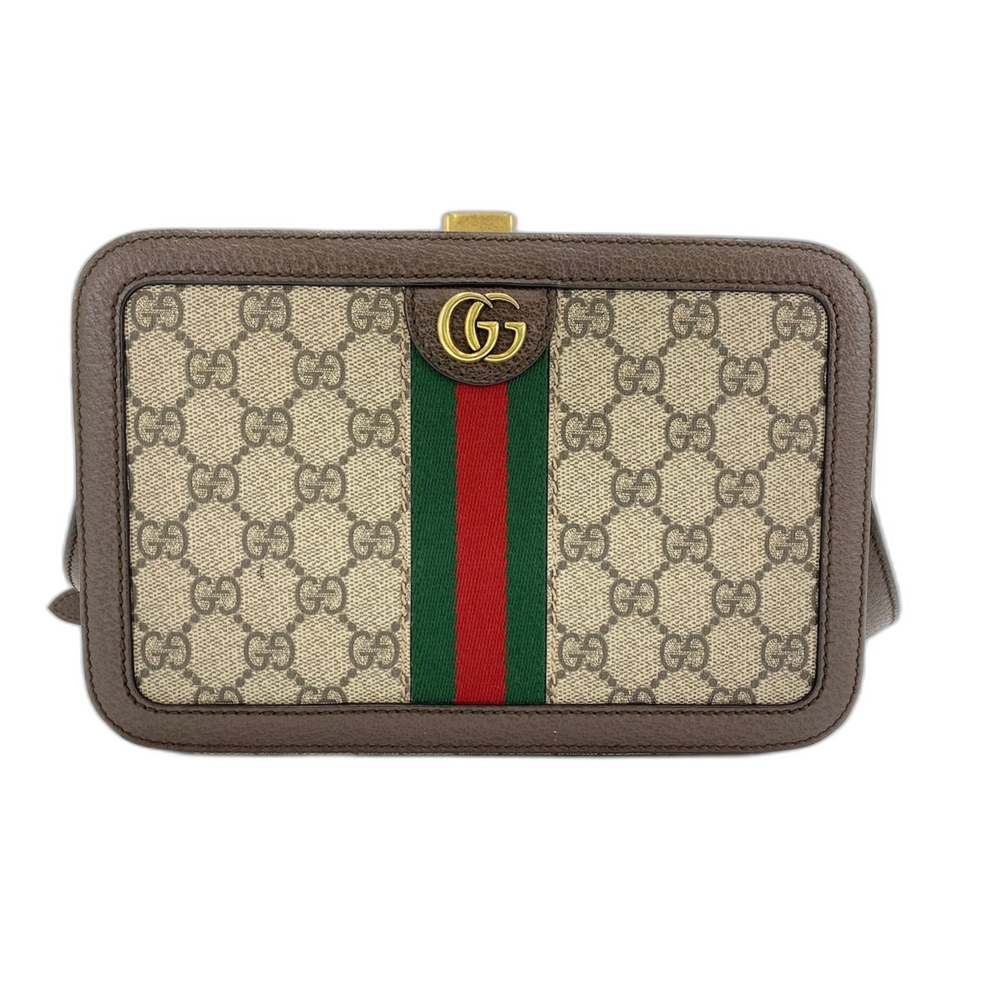 Gucci Ophidia Beige Shoulder Bag (Pre-Owned)