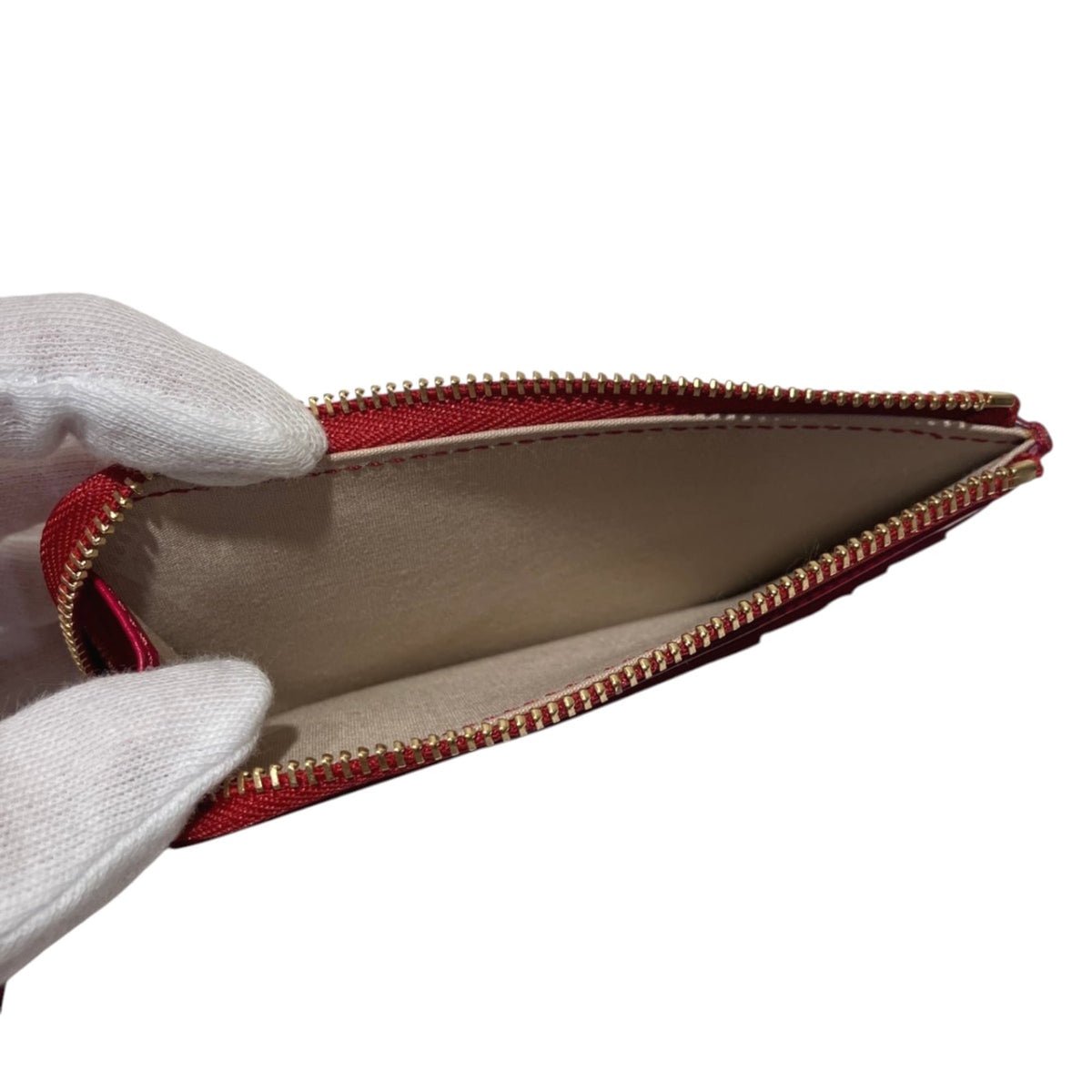 Chloé Red Color Leather Coin Purse/Coin Case (Pre-Owned)