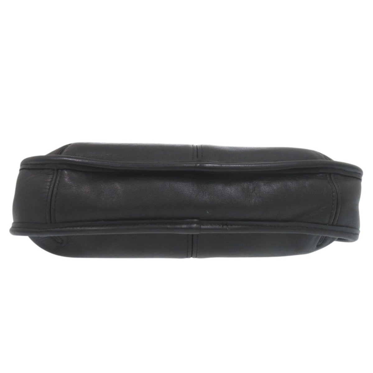 Coach Black Leather Shoulder Bag (Pre-Owned)