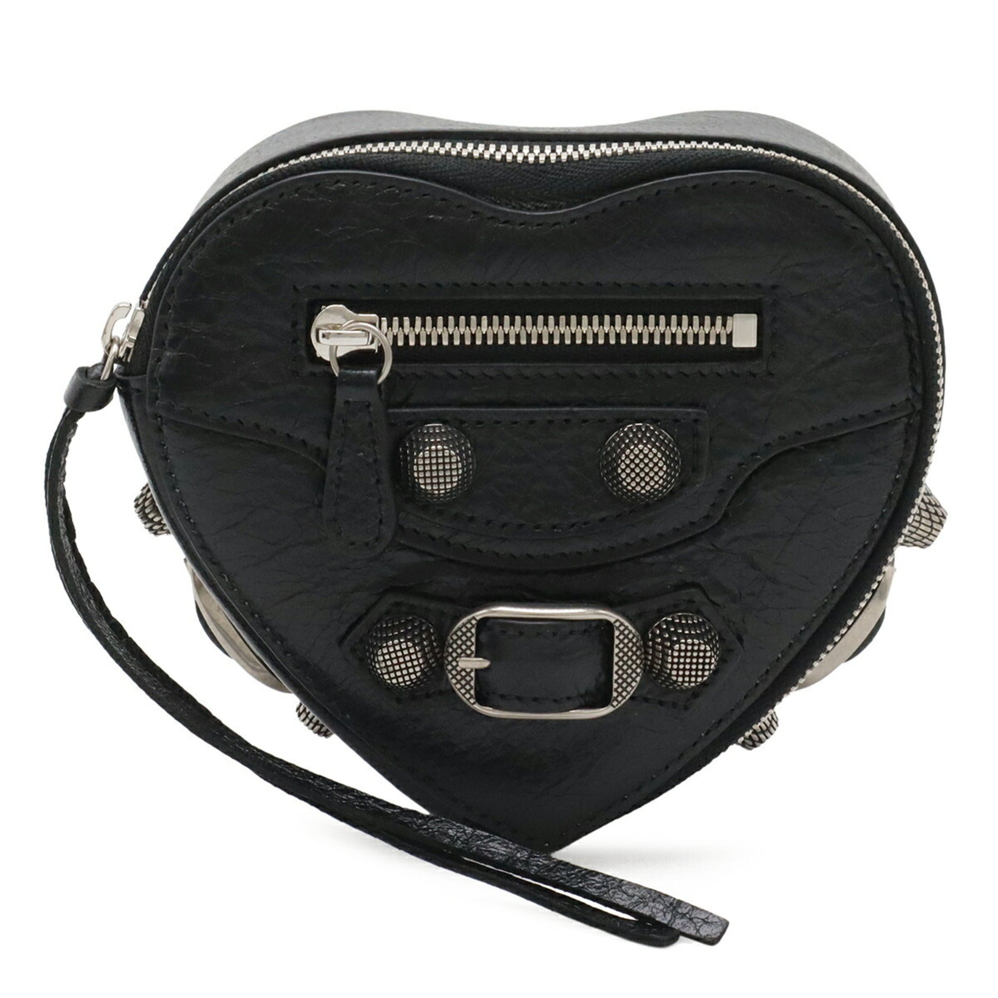 Balenciaga Black Leather Pouch (Pre-Owned)