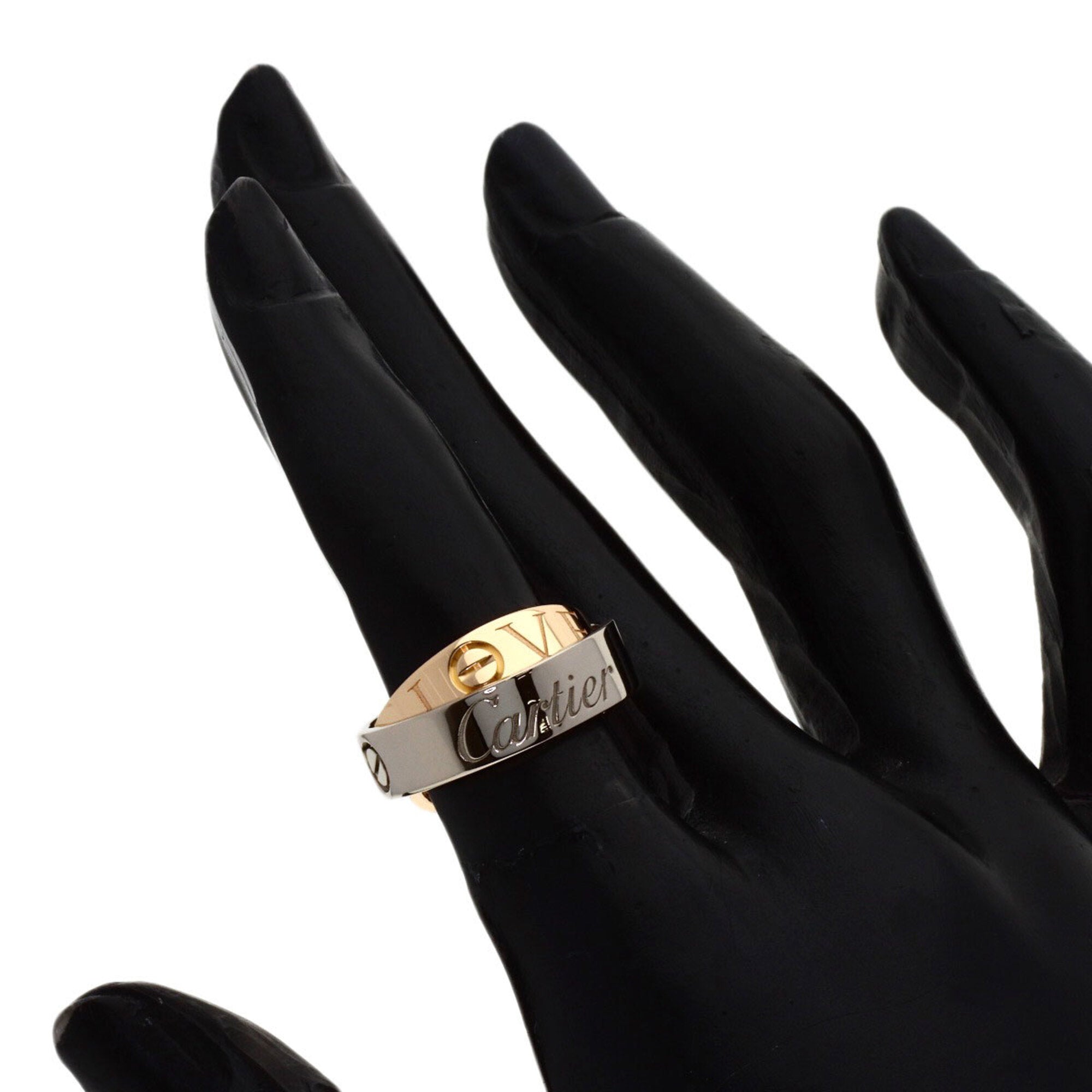 Cartier White Gold White Gold (18K) Band Ring (Pre-Owned)