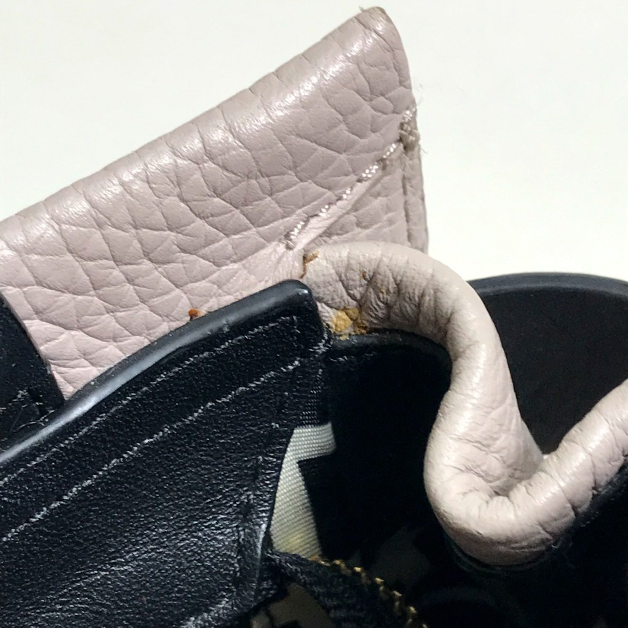 Kate Spade Gray Leather Handbag (Pre-Owned)