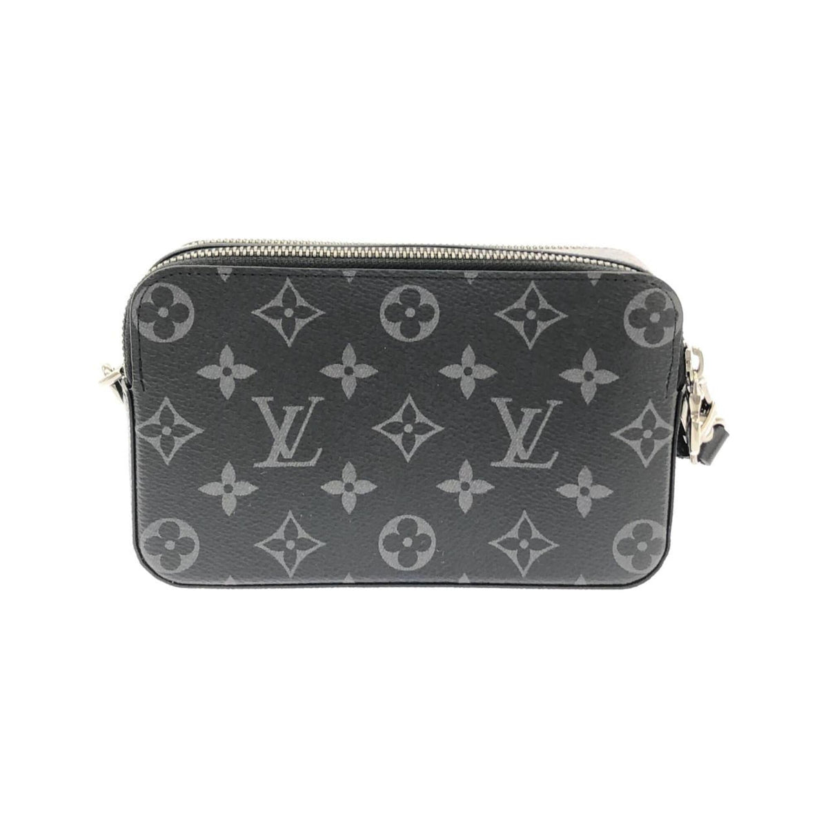 Louis Vuitton Black Coated Canvas Shoulder Bag (Pre-Owned)