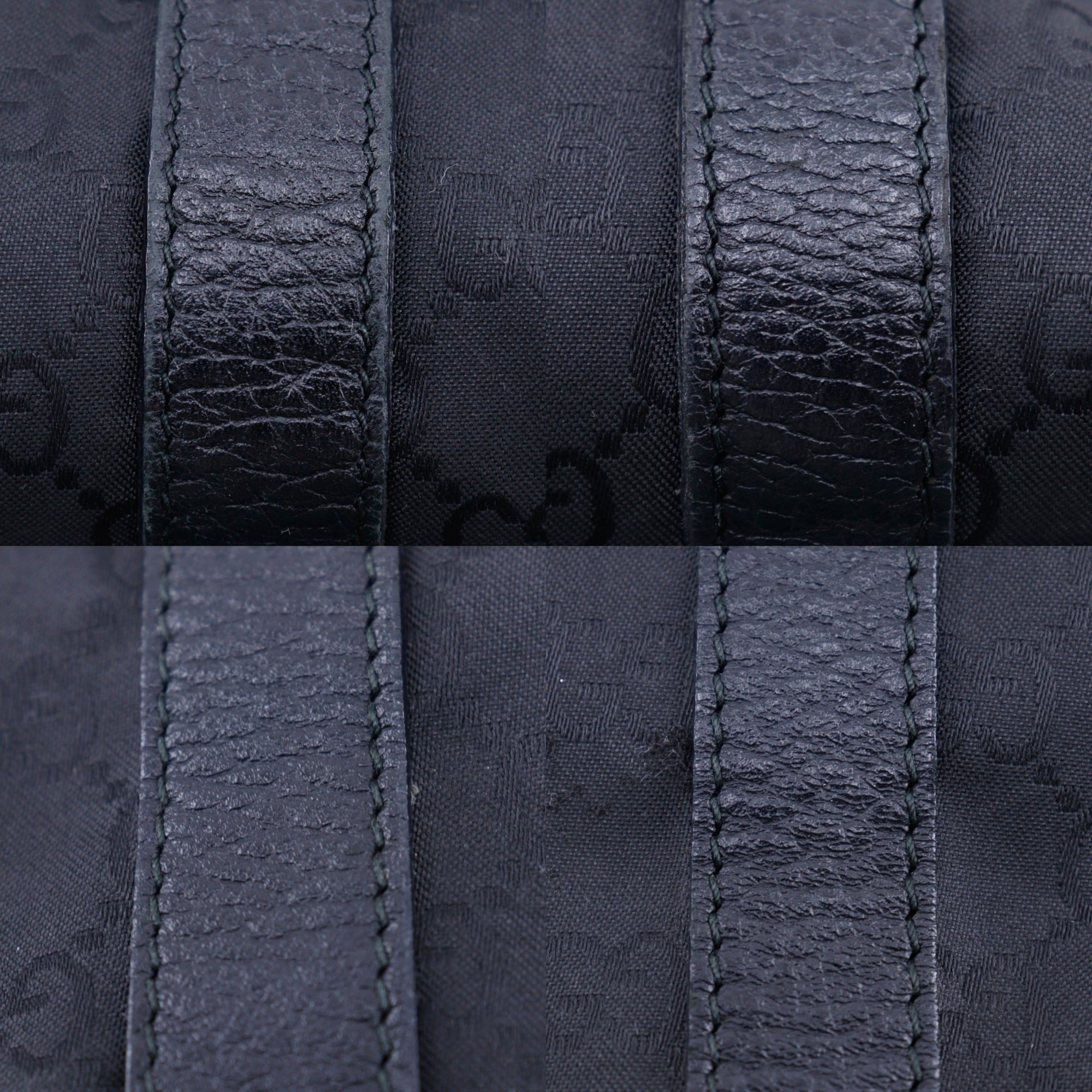 Gucci Black Nylon Canvas Tote Bag (Pre-Owned)