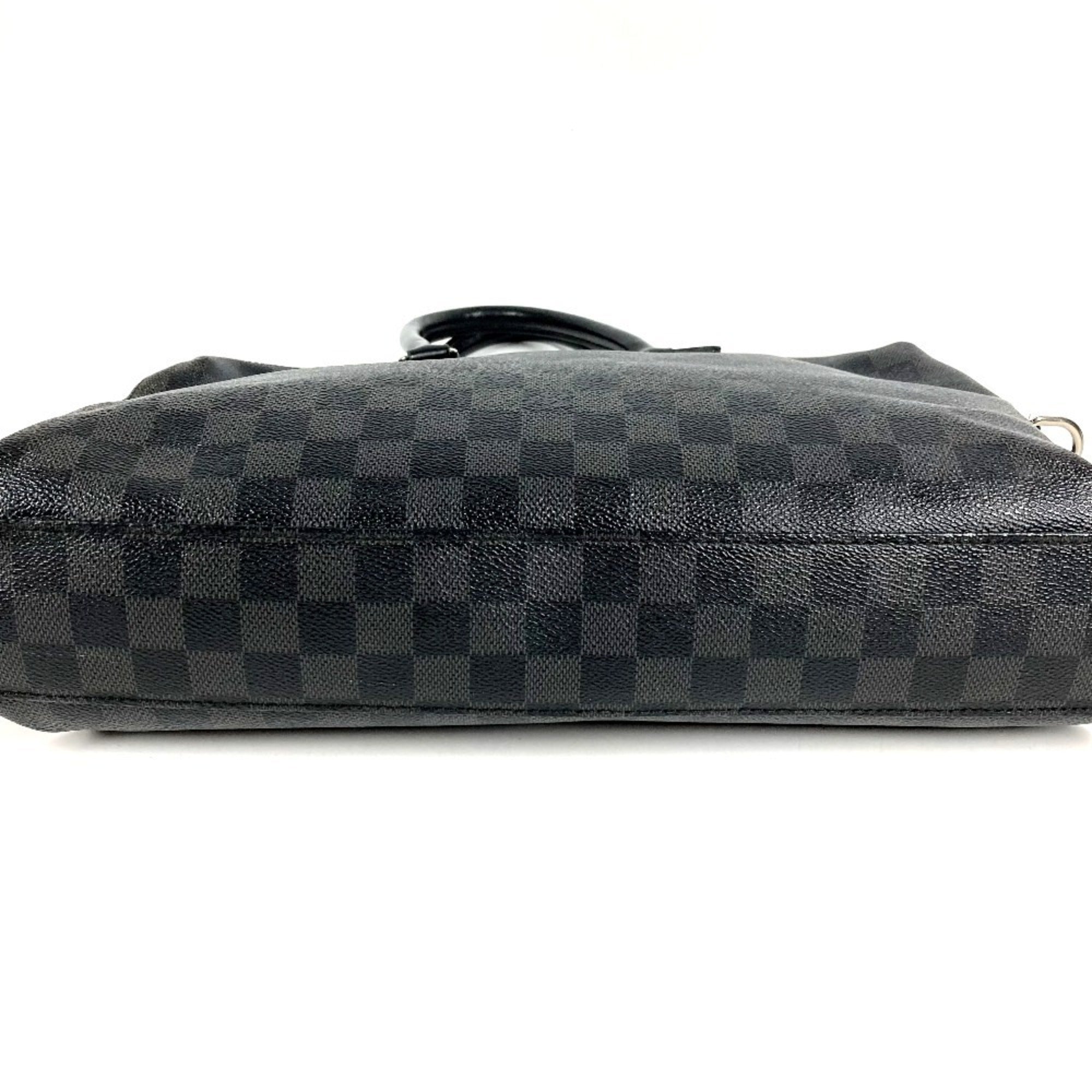 Louis Vuitton Black Damier Graphite Briefcase Handbag (Pre-Owned)