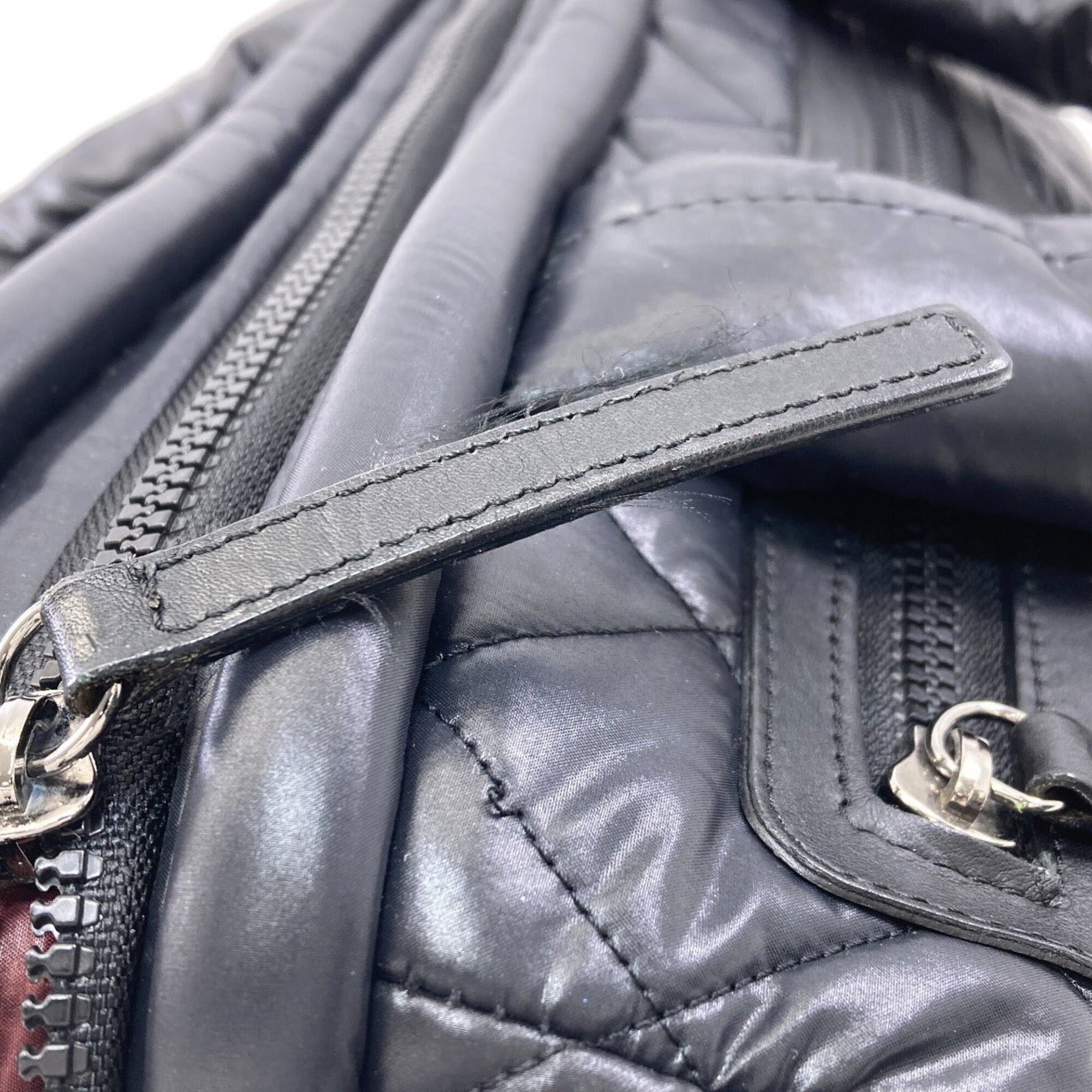 Chanel Black Nylon Boston Bag (Pre-Owned)