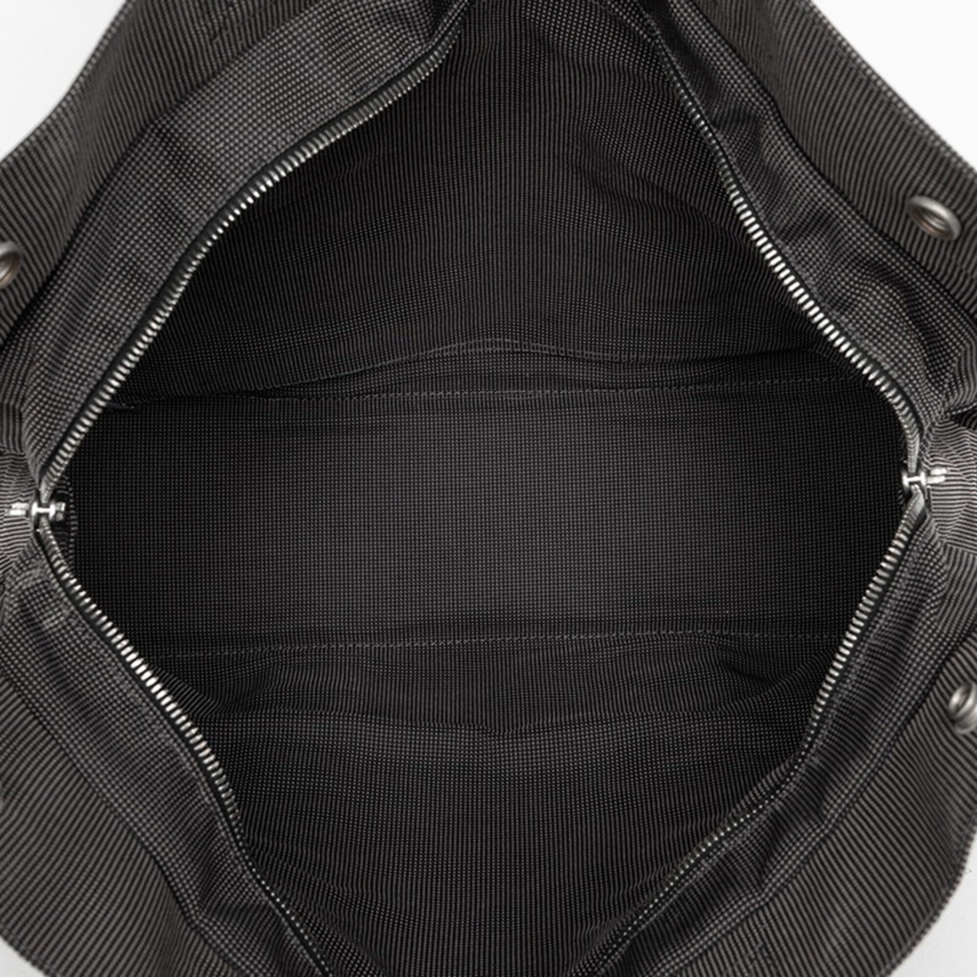 Hermes Gray Canvas Tote Bag (Pre-Owned)