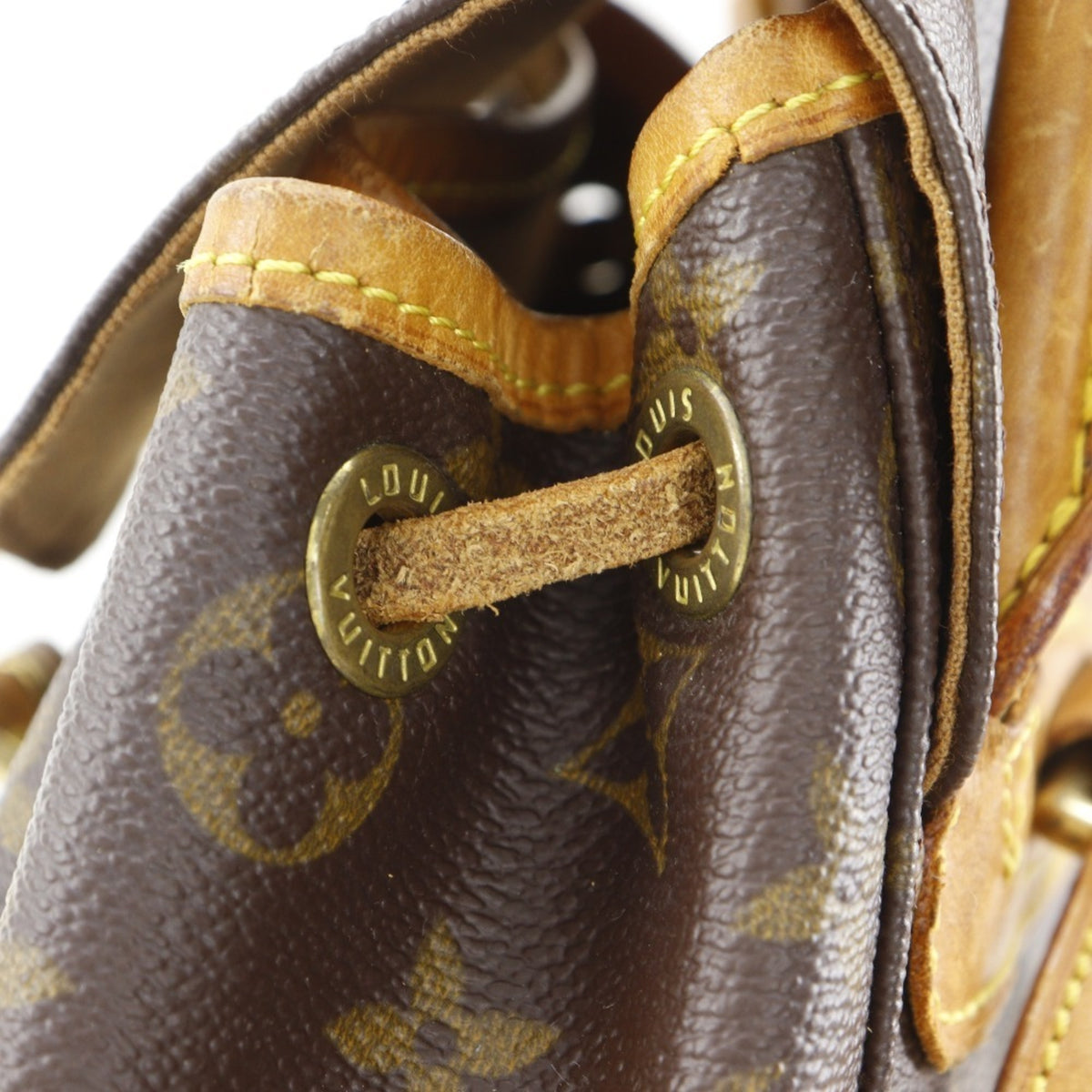Louis Vuitton Brown Canvas Backpack (Pre-Owned)