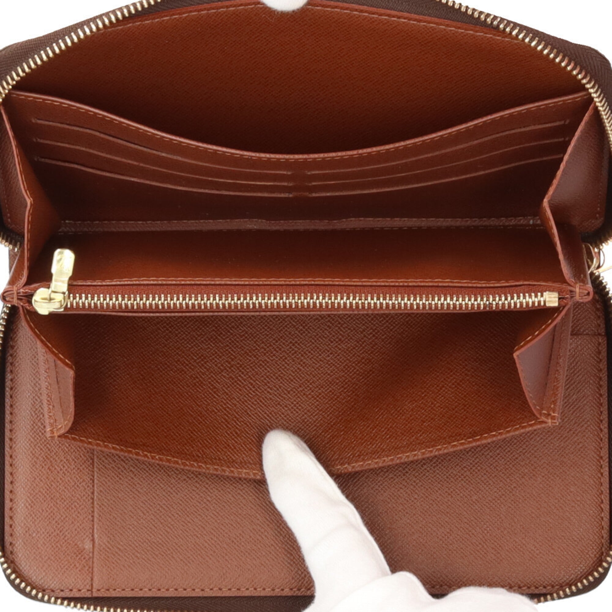 Louis Vuitton Monogram Brown Monogram Long Wallet (Bi-Fold) (Pre-Owned)