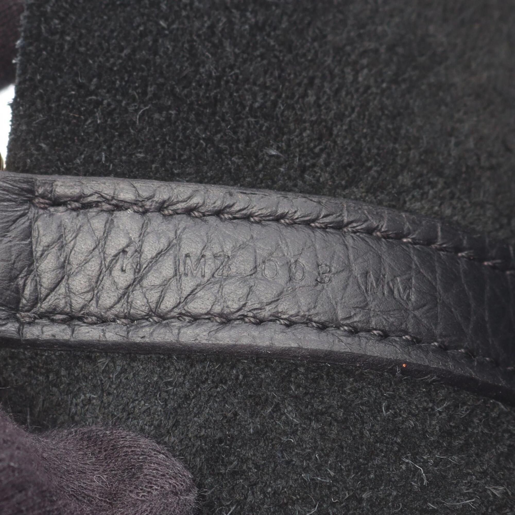 Hermes Black Taurillon Clemence Leather Handbag (Pre-Owned)