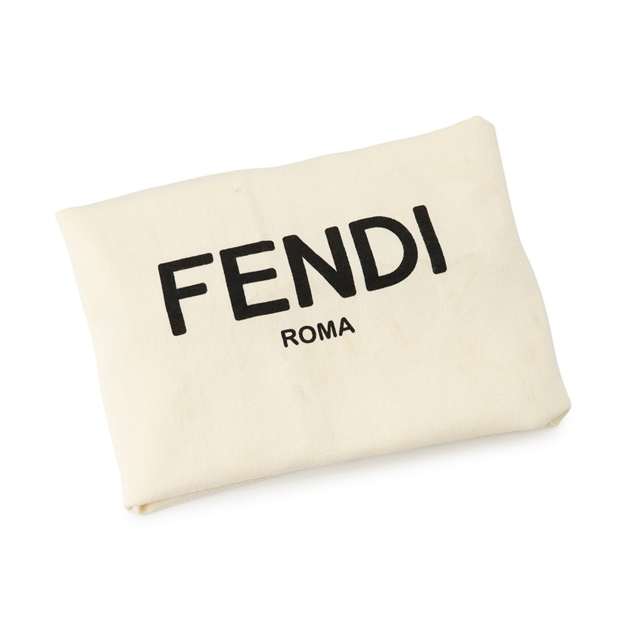 Fendi Zucca Gray Pvc Handbag Sling Bag (Pre-Owned)