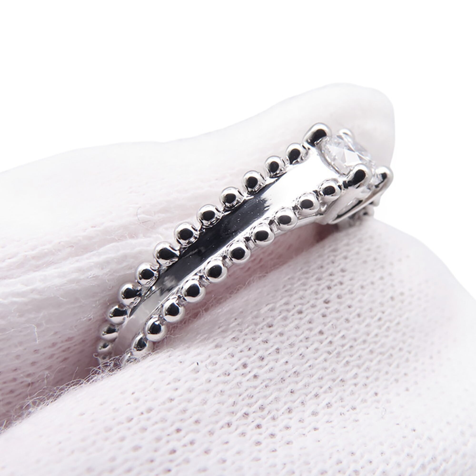 Van Cleef & Arpels Platinum 950 Engagement Ring (Pre-Owned)