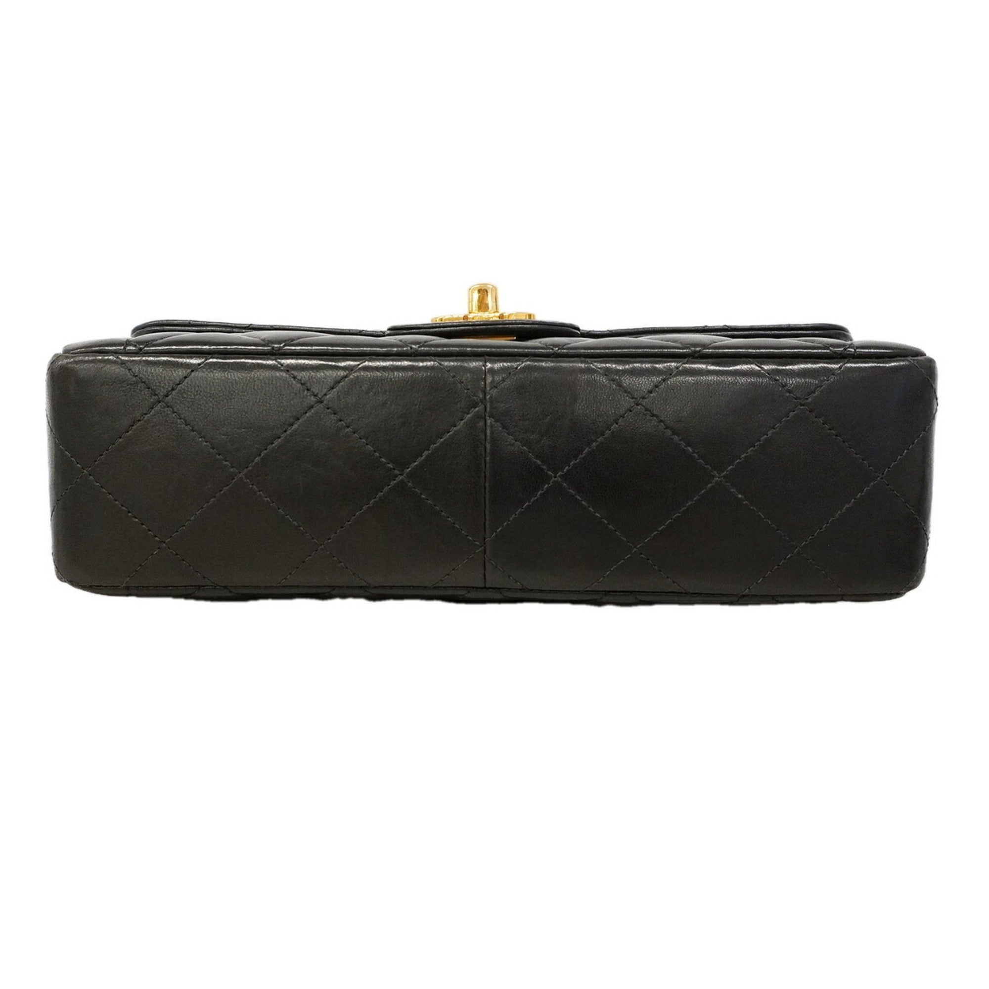 Chanel Black Leather Shoulder Bag (Pre-Owned)