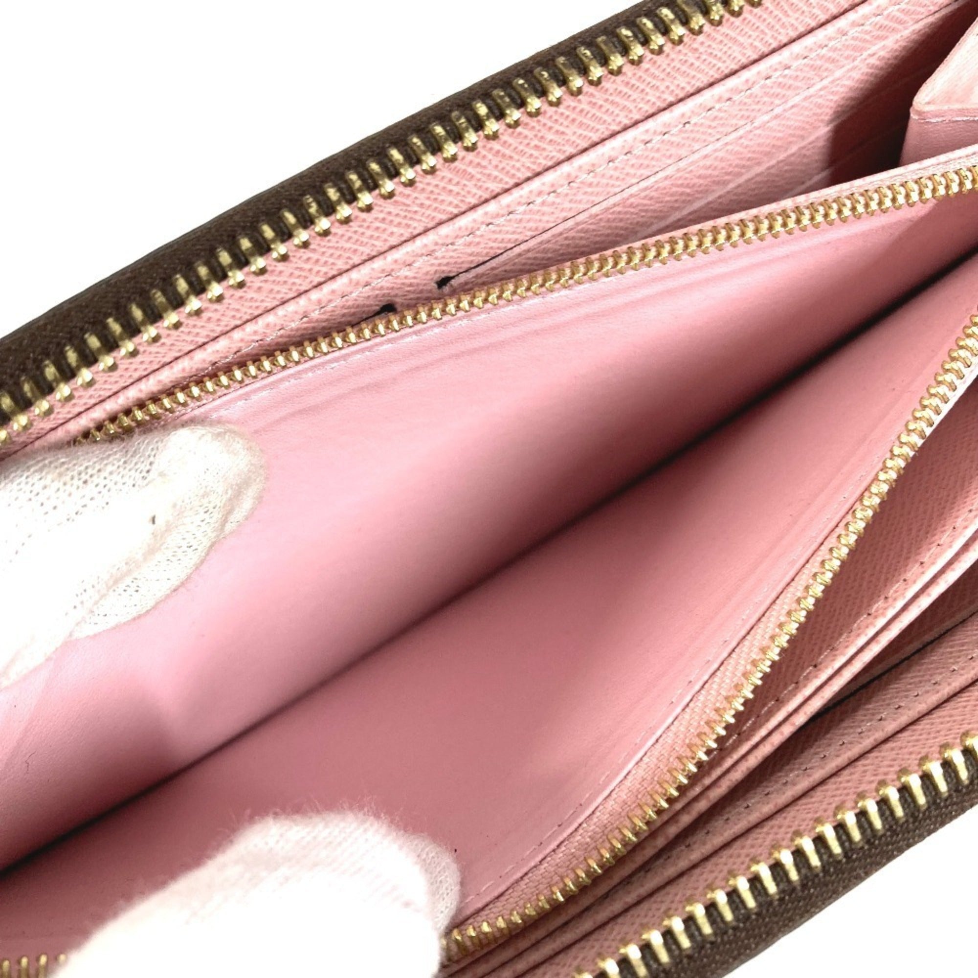 Louis Vuitton Brown Pink Rose Ballerine Monogram Long Wallet (Bi-Fold) (Pre-Owned)