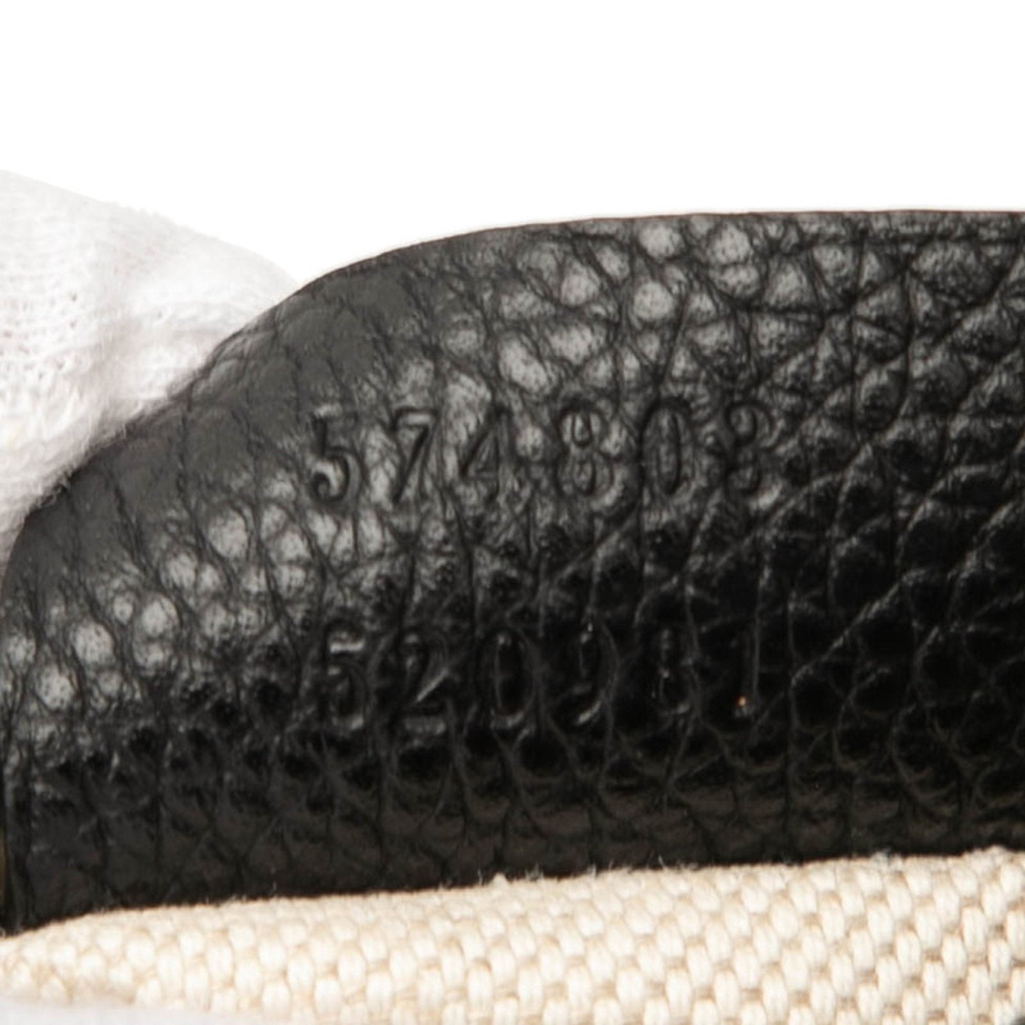 Gucci Black Multi-Color Leather Shoulder Bag (Pre-Owned)