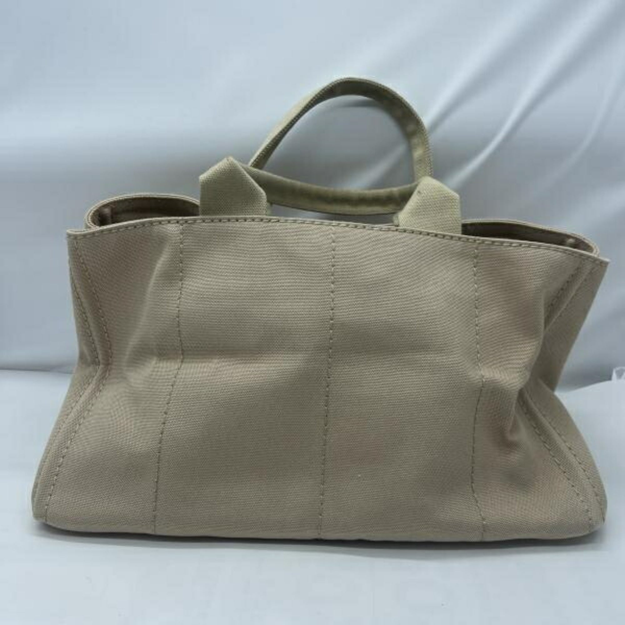 Prada Canapa Beige Tote Bag (Pre-Owned)