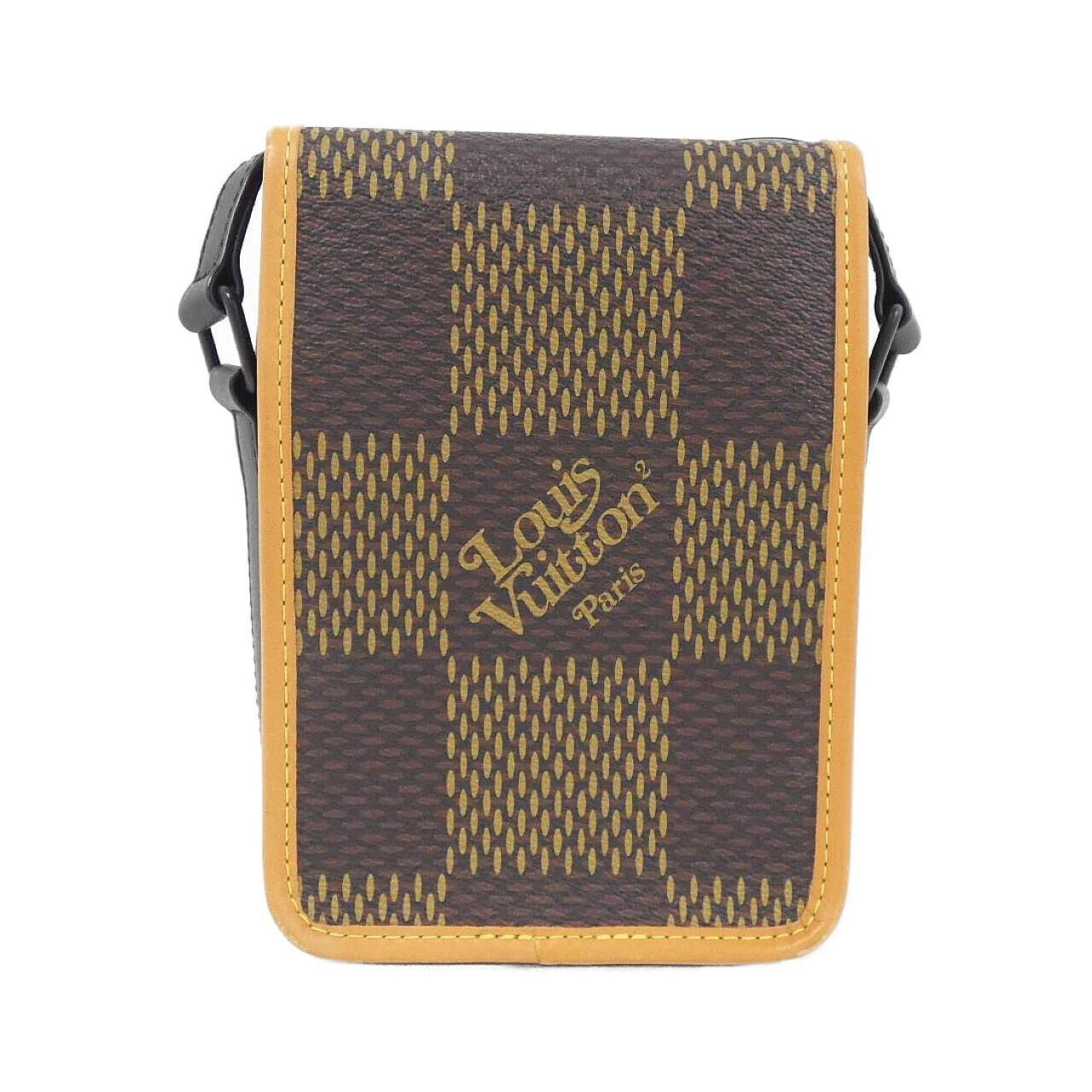 Louis Vuitton Ebene Coated Canvas Shoulder Bag (Pre-Owned)