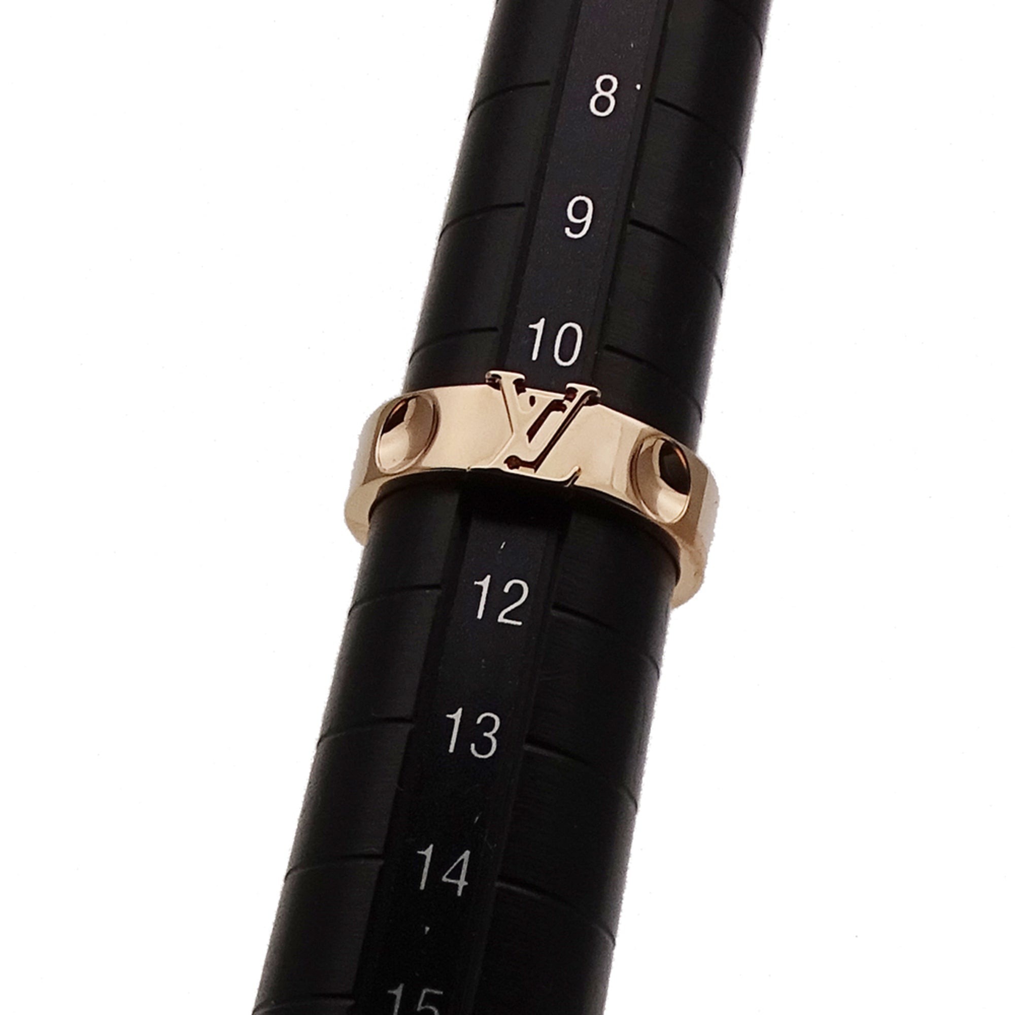 Louis Vuitton Pink Gold Pink Gold (18K) Band Ring (Pre-Owned)