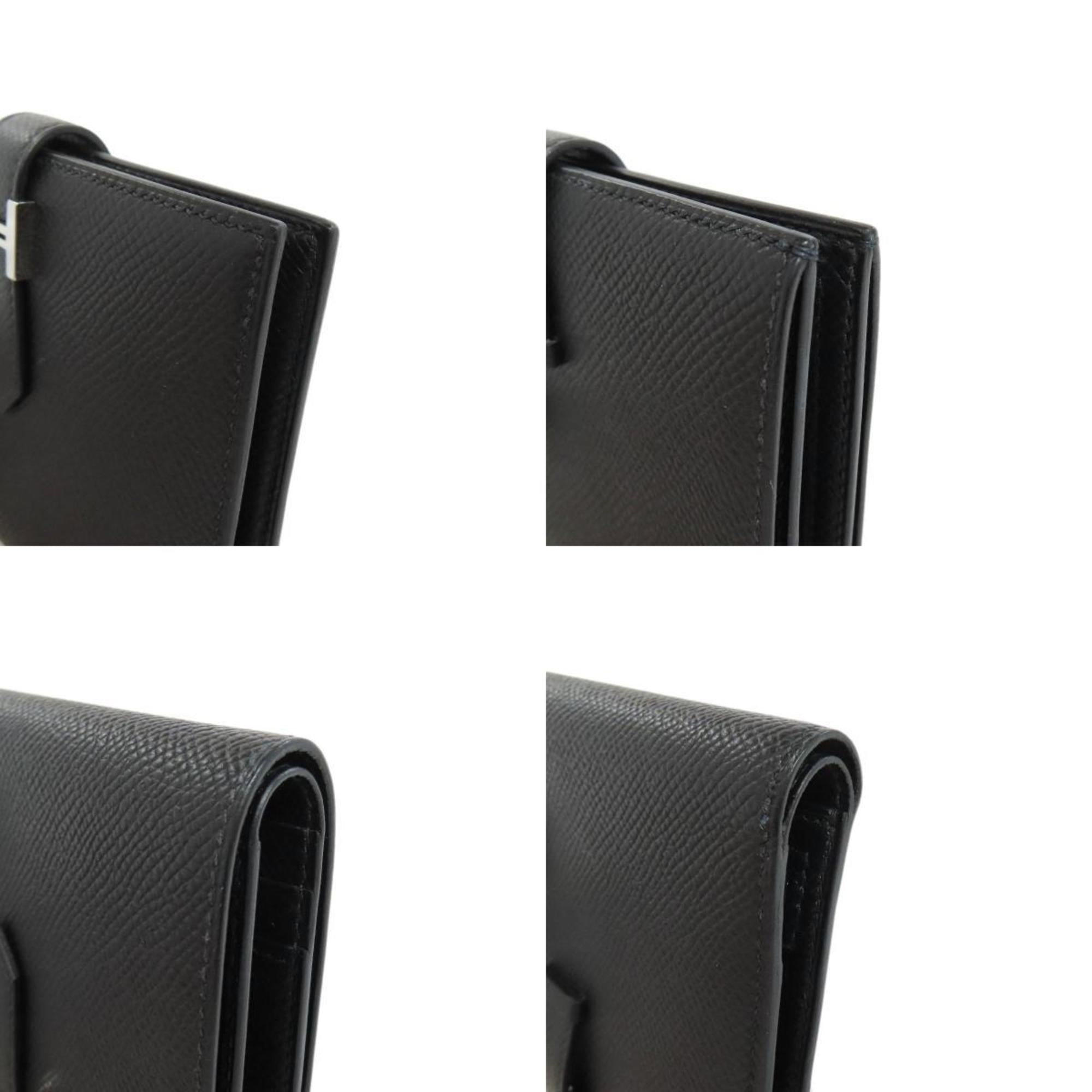 Hermes Black Epsom Leather Wallet (Bi-Fold) (Pre-Owned)