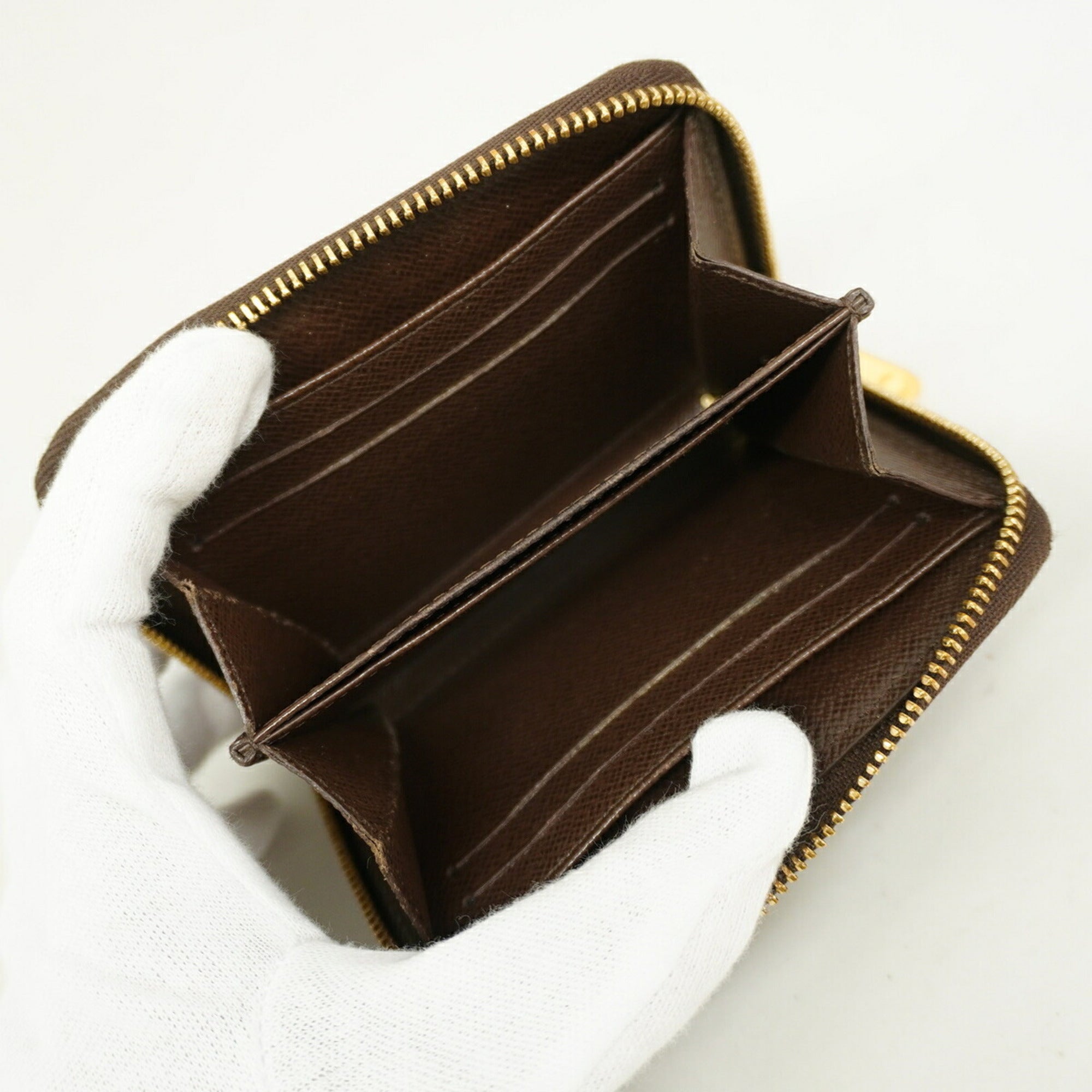 Louis Vuitton Ebene Coin Purse/Coin Case (Pre-Owned)