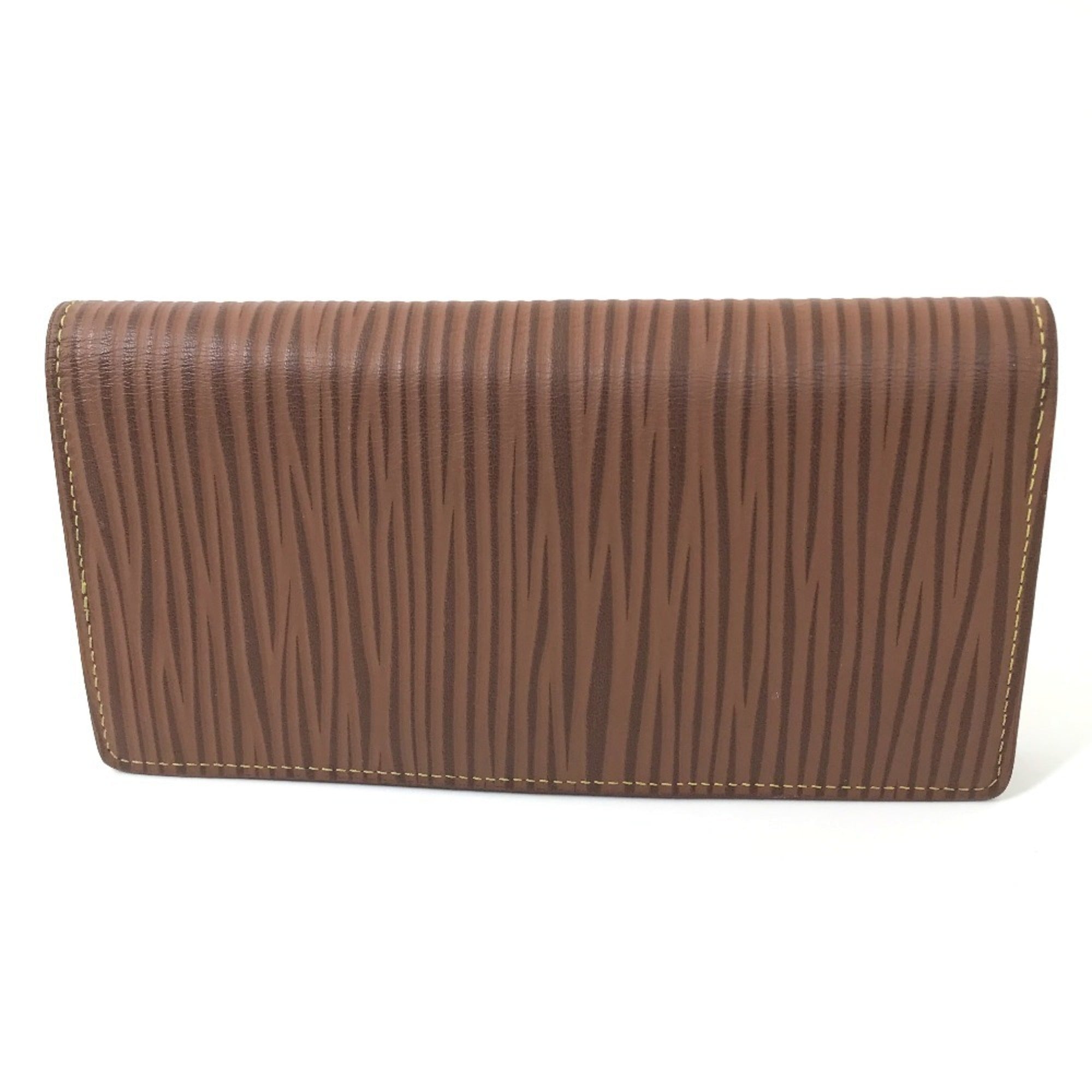 Louis Vuitton Brown Epi Leather Long Wallet (Bi-Fold) (Pre-Owned)