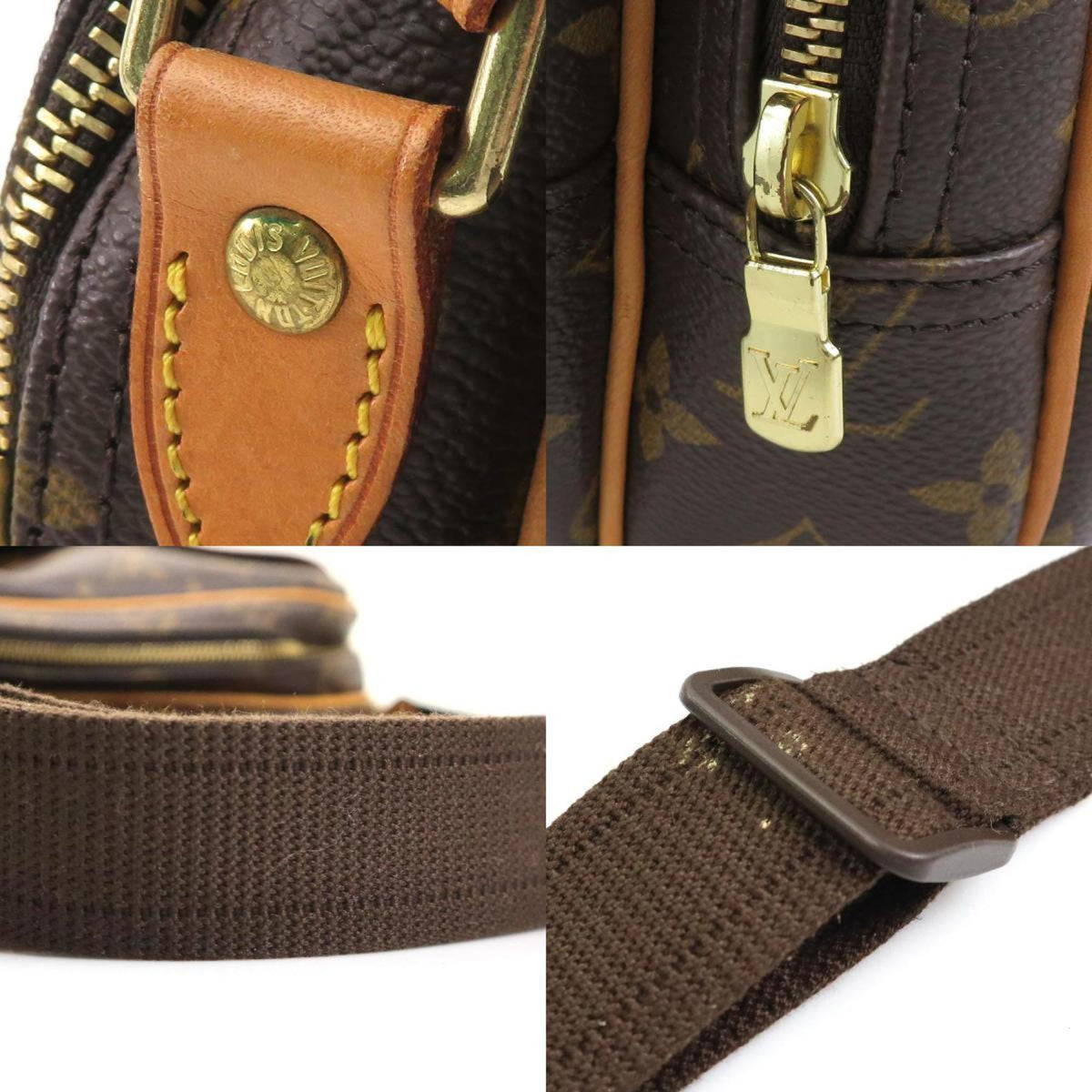 Louis Vuitton Brown Monogram Shoulder Bag (Pre-Owned)