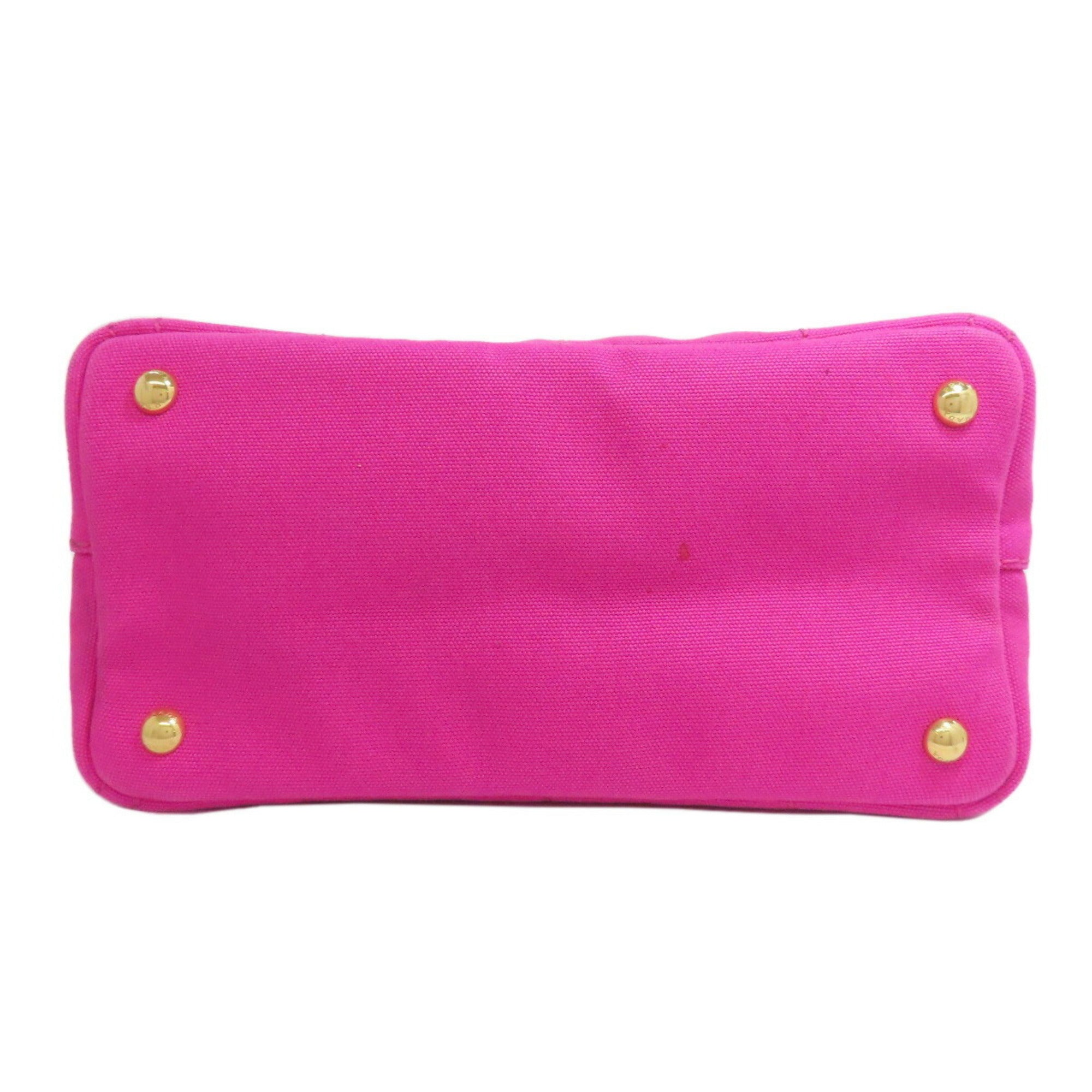 Prada Pink Canapa Handbag (Pre-Owned)